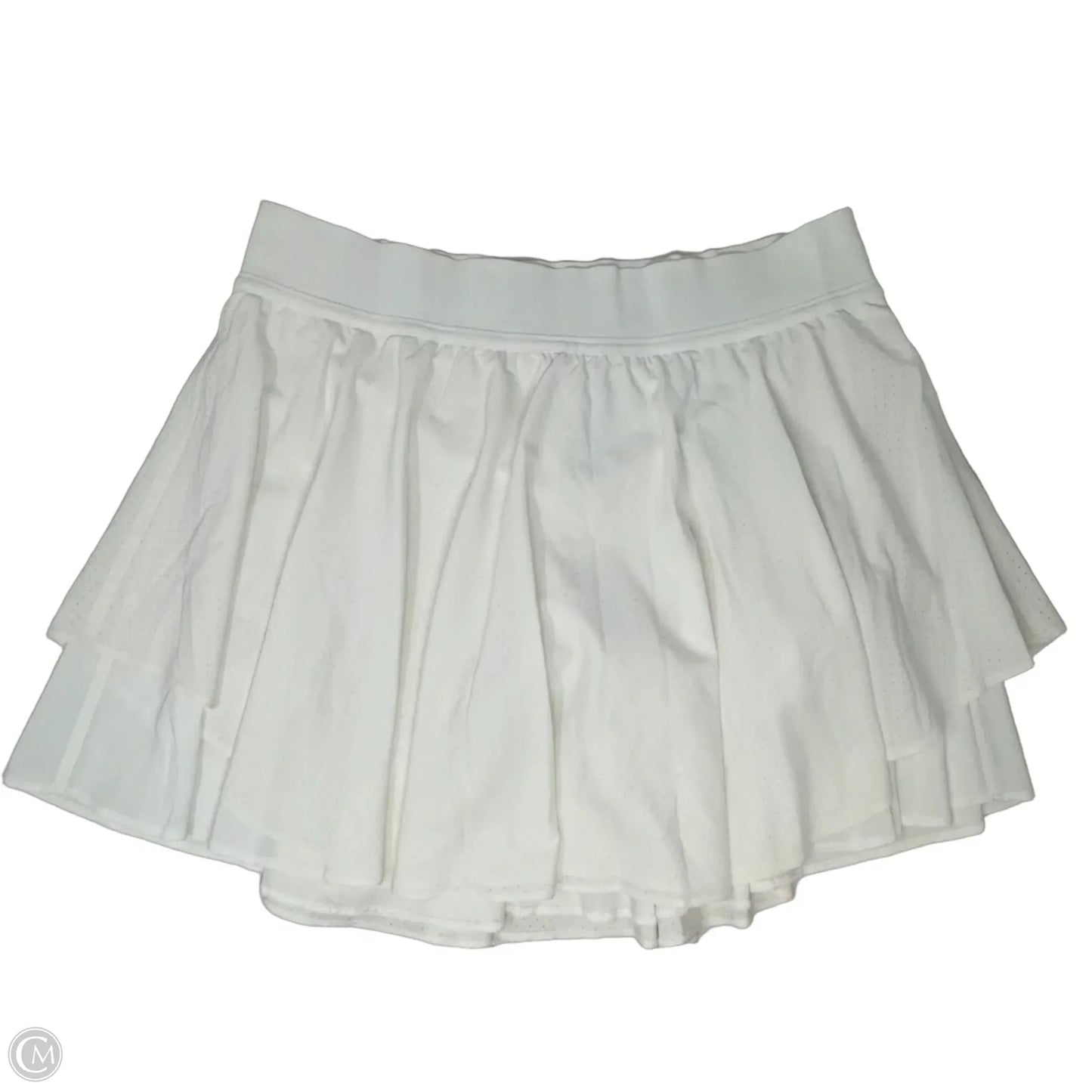 Athletic Skirt By Lululemon In White, Size: 10