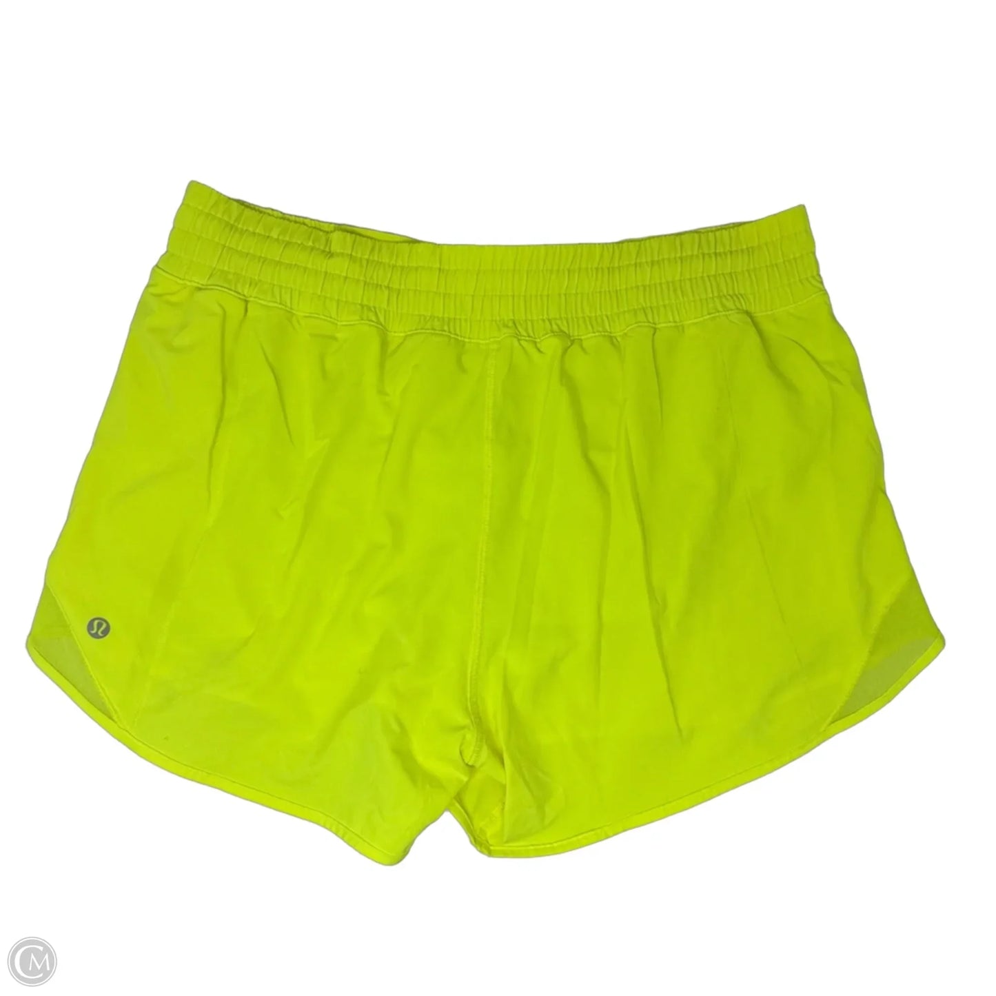Athletic Shorts By Lululemon In Yellow, Size: 10