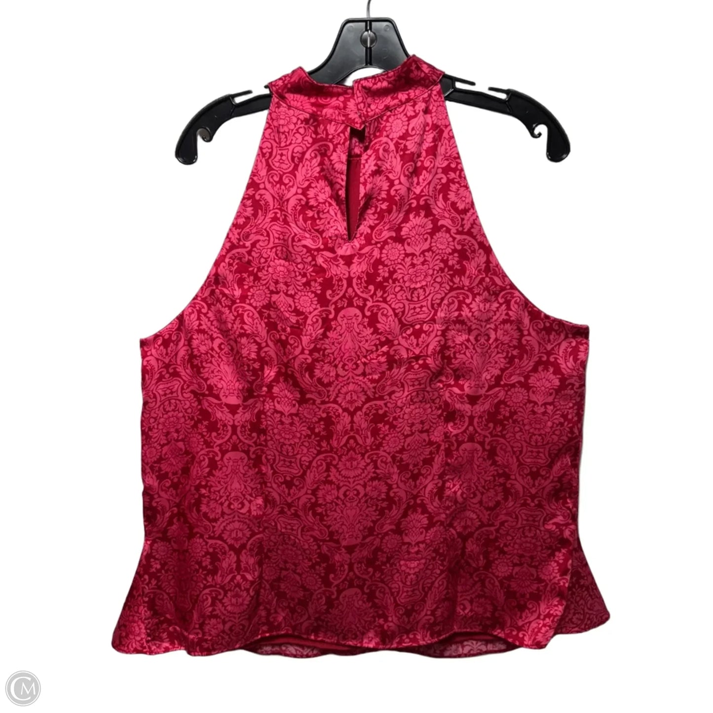 Top Sleeveless By Talbots In Pink & Red, Size: 16