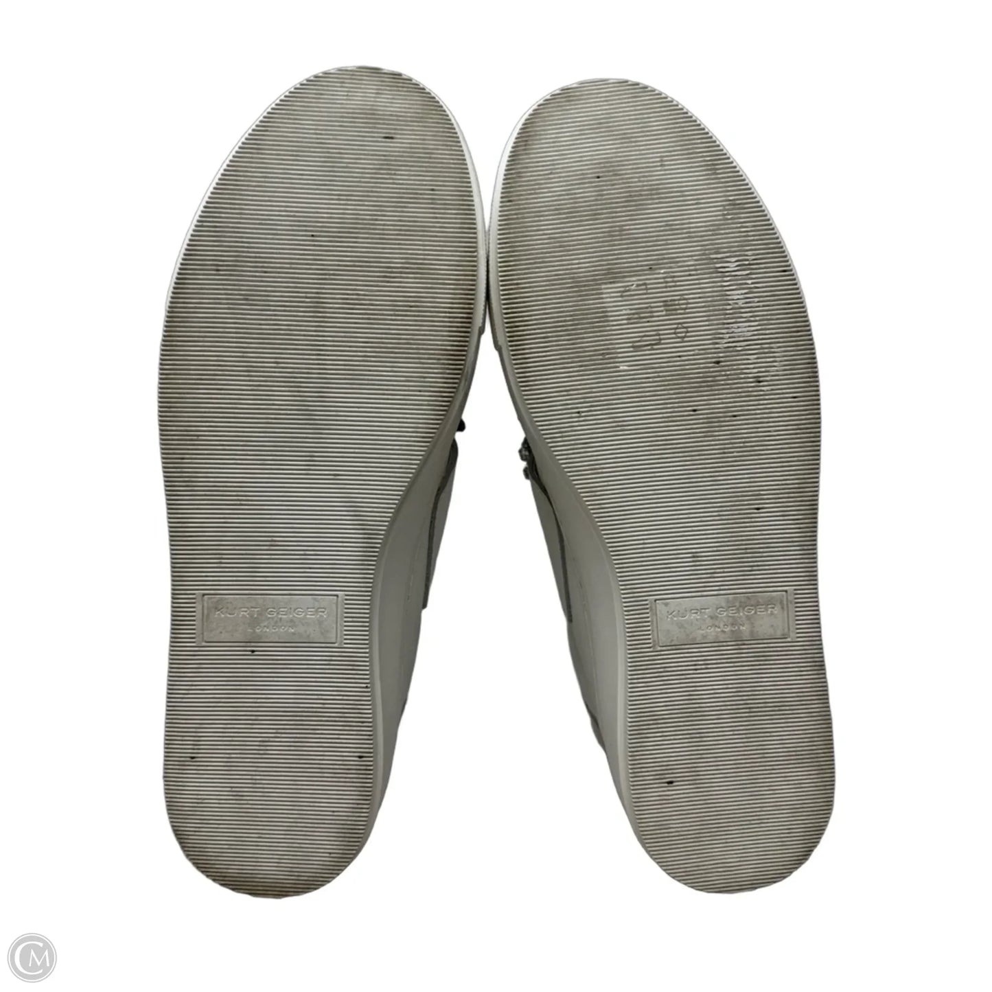 Laney Bow Trainers Shoes Designer By Kurt Geiger In White, Size: 11 (42)