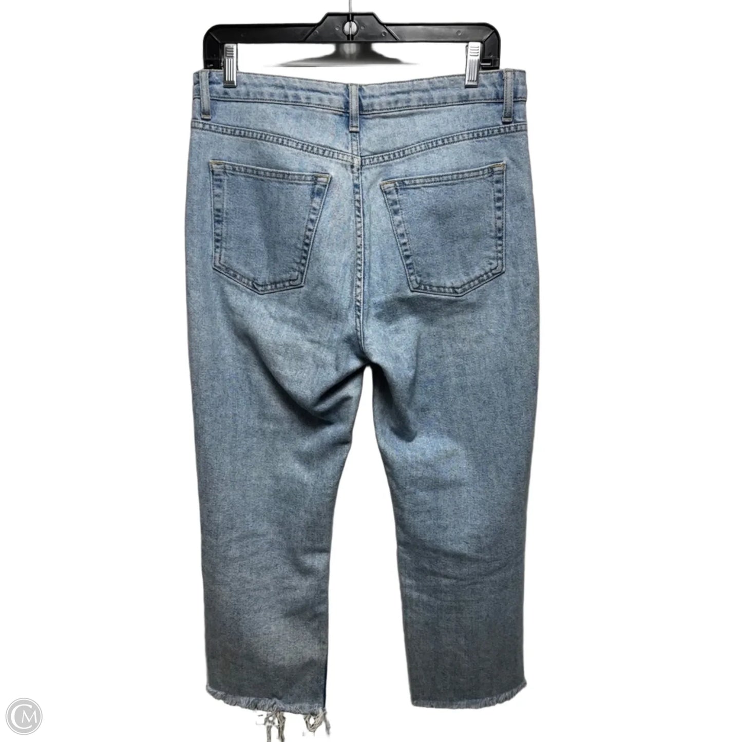 Jeans Cropped By Top Shop In Blue Denim, Size: 10
