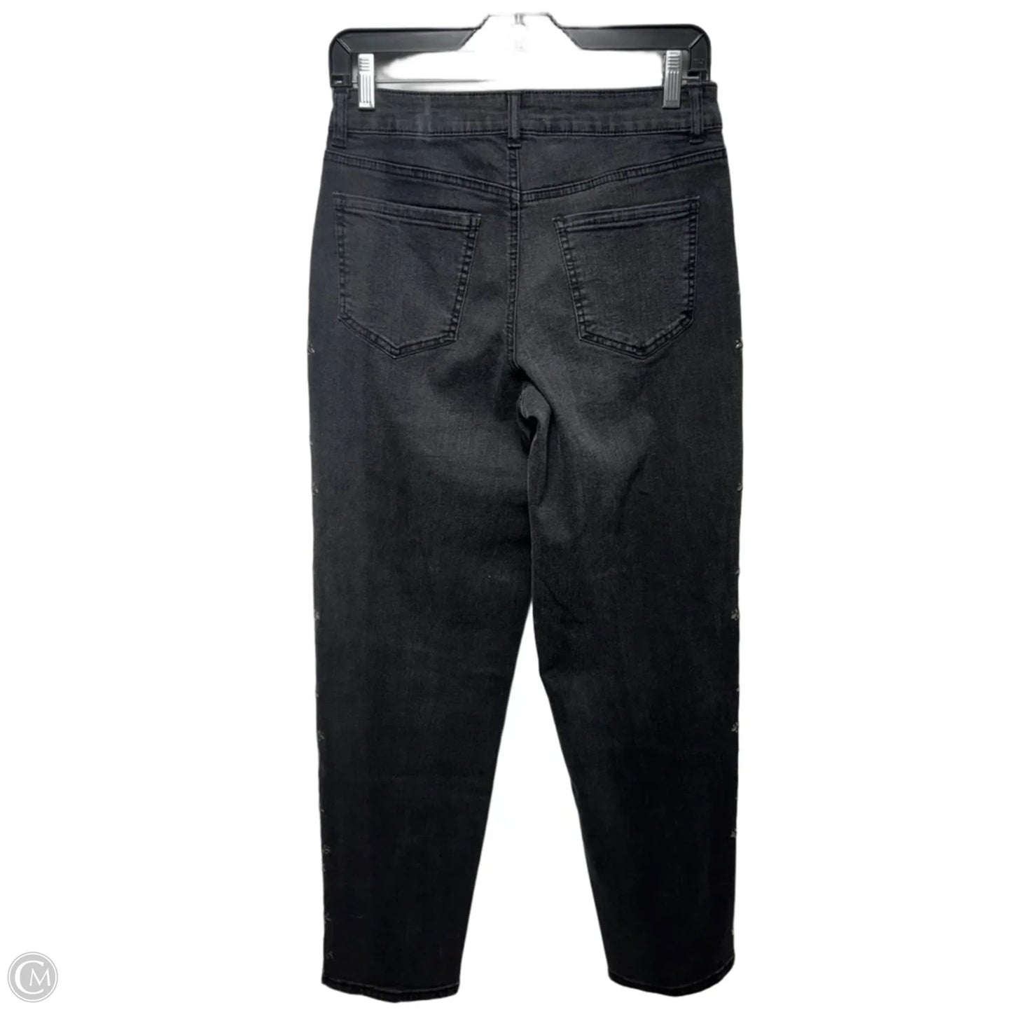 Bedazzled Jeans Straight By Camila Coelho In Black, Size: 6