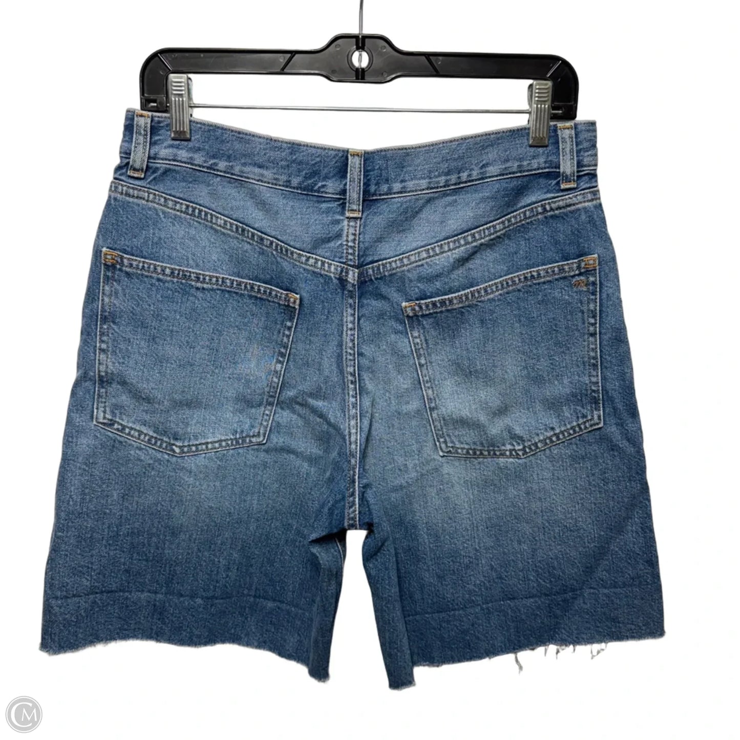 Cutoff Bermuda Shorts By Madewell In Blue Denim, Size: 6/28