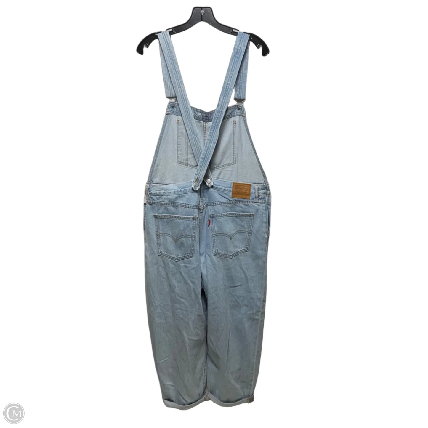Tencel Overalls By Levis In Blue Denim, Size: L