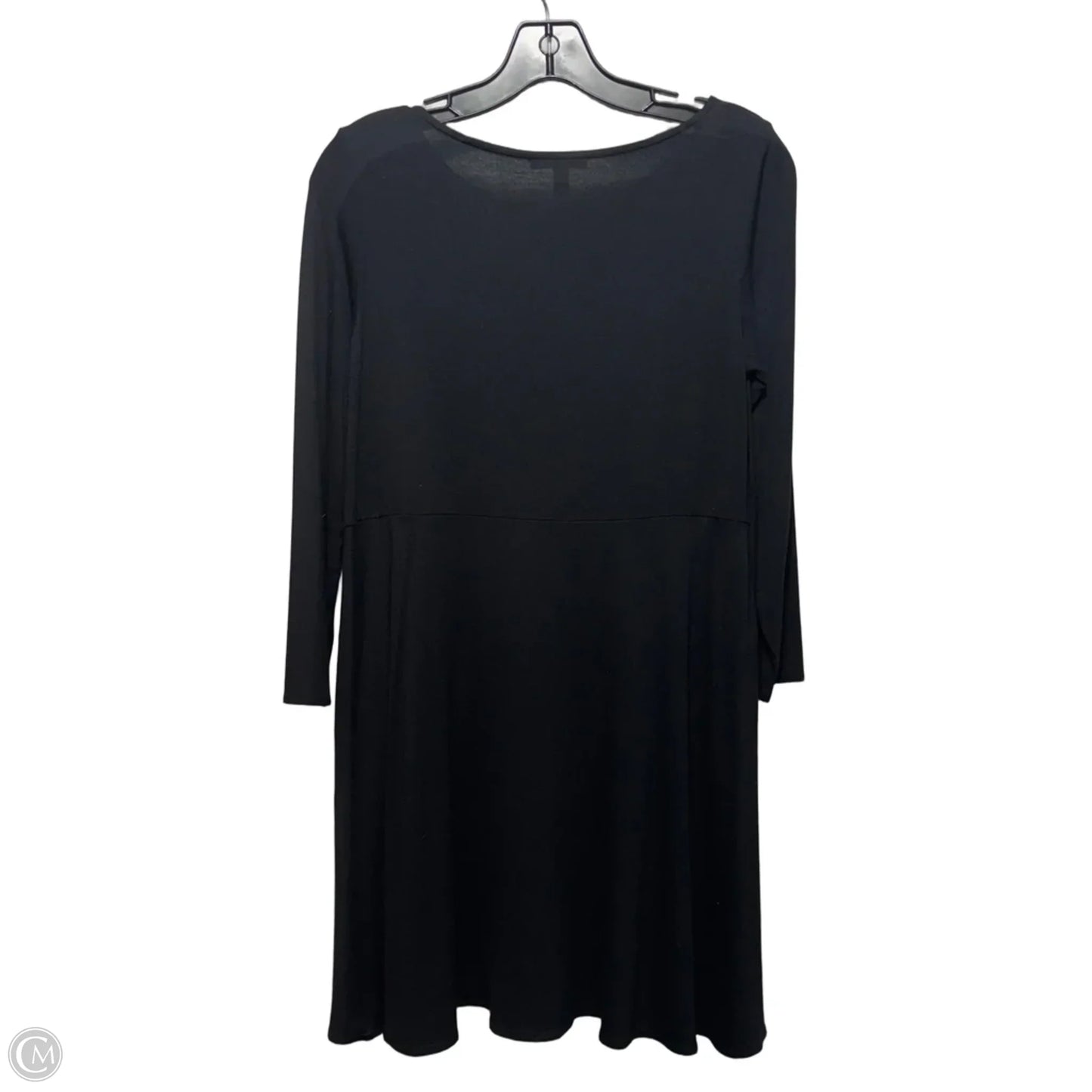 Tunic 3/4 Sleeve By Eileen Fisher In Black, Size: Xs