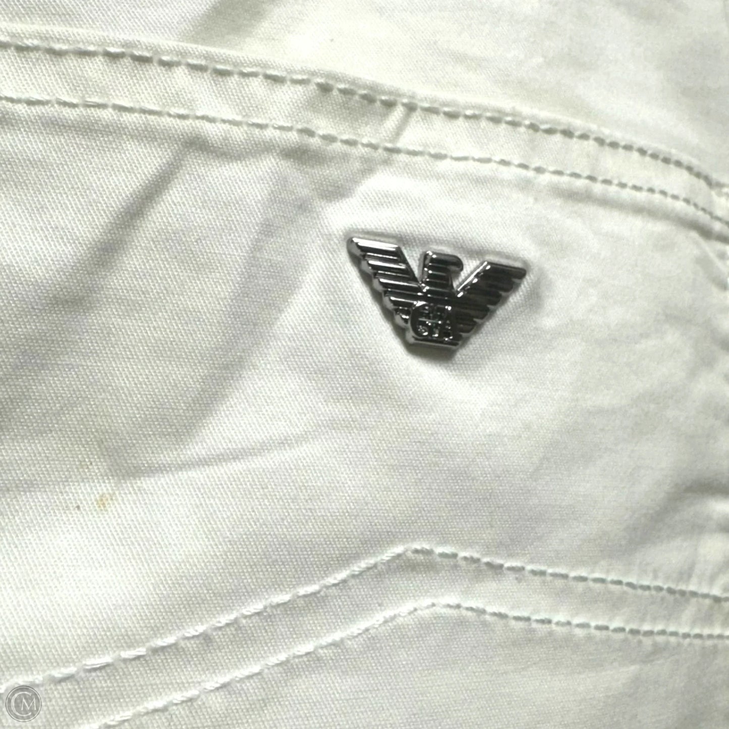Jeans Straight By Emporio Armani In White, Size: 0p