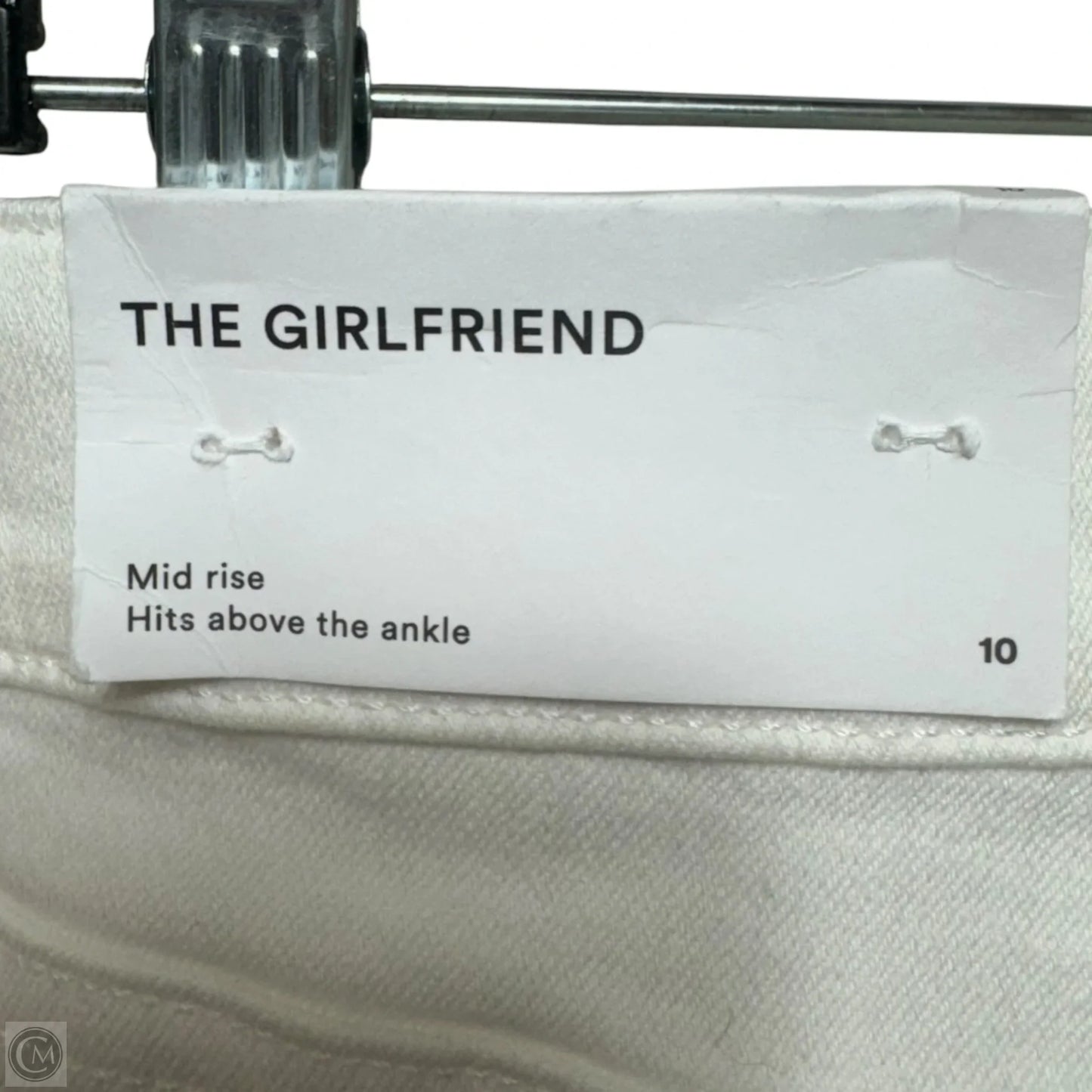 The Girlfriend Mid Rise Above the Ankle Jeans By Ann Taylor In White, Size: 10