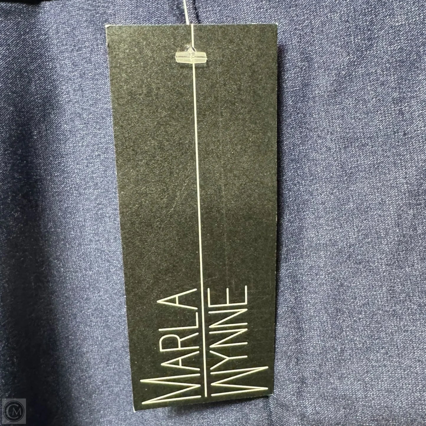 Pants Cropped By Marla Wynne In Blue, Size: 20