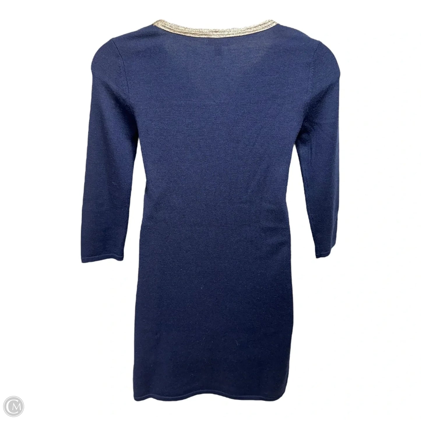 Delvin Merino Wool Dress Designer By Lilly Pulitzer In True Navy, Size: M