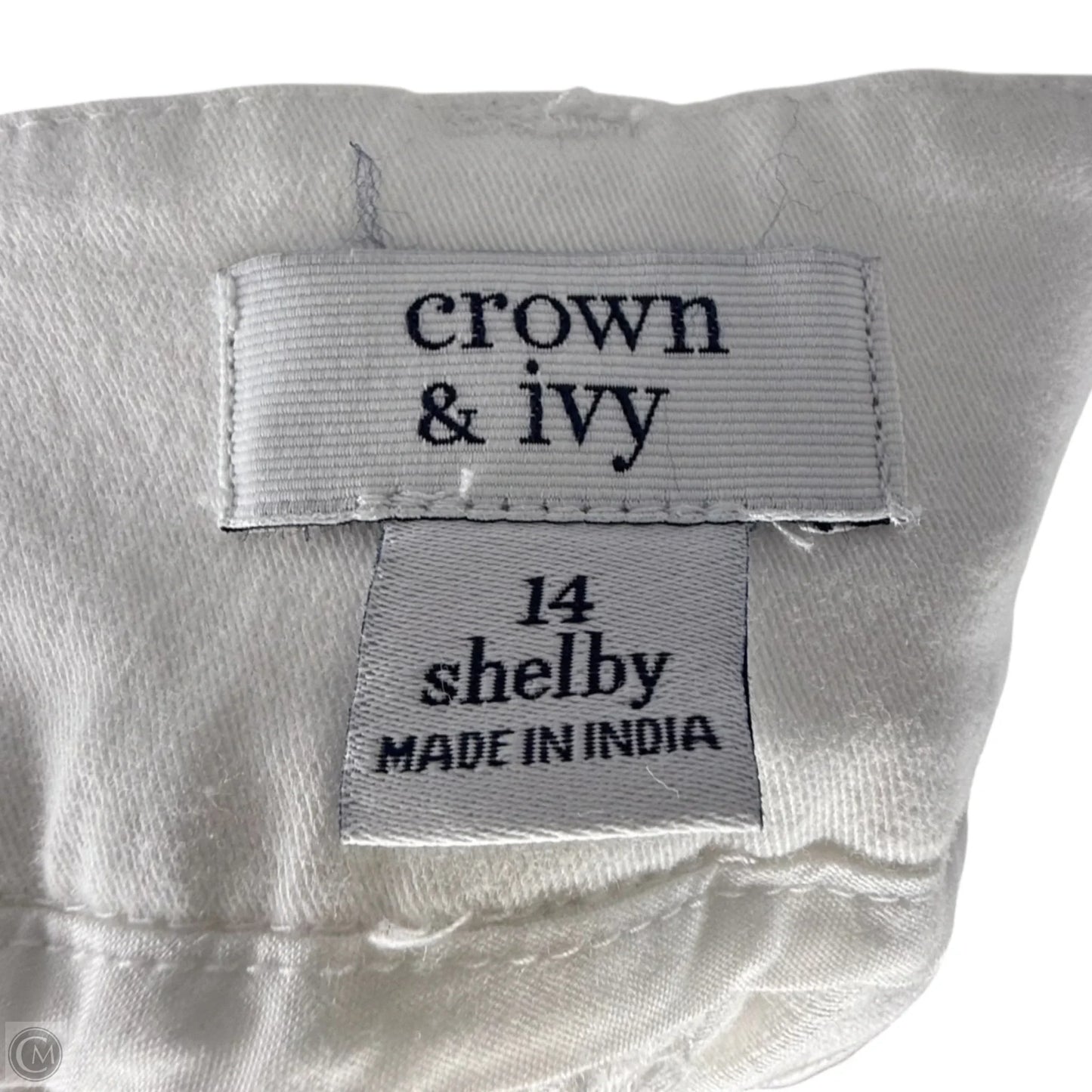 Shelby Shorts By Crown And Ivy In White, Size: 14