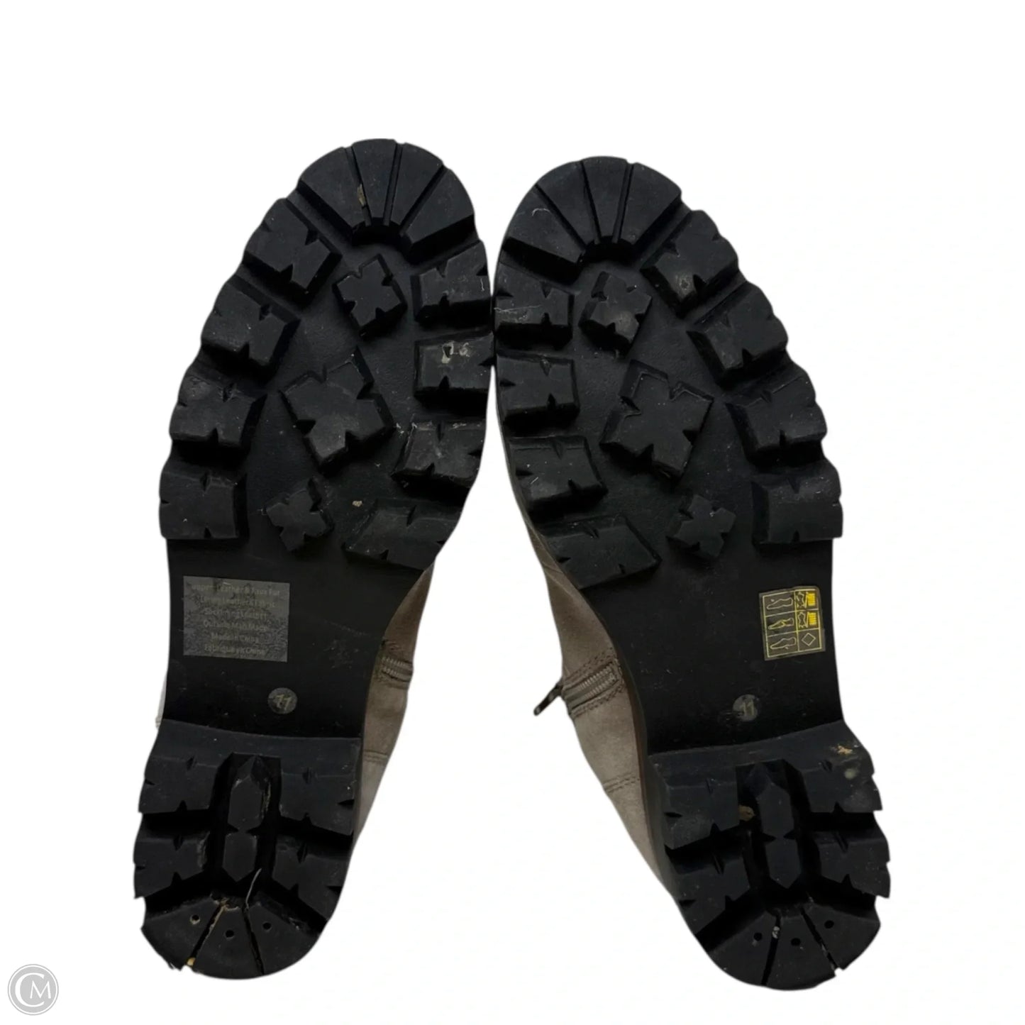 Culvert Hiking Boots By Jeffery Campbell In Taupe, Size: 11