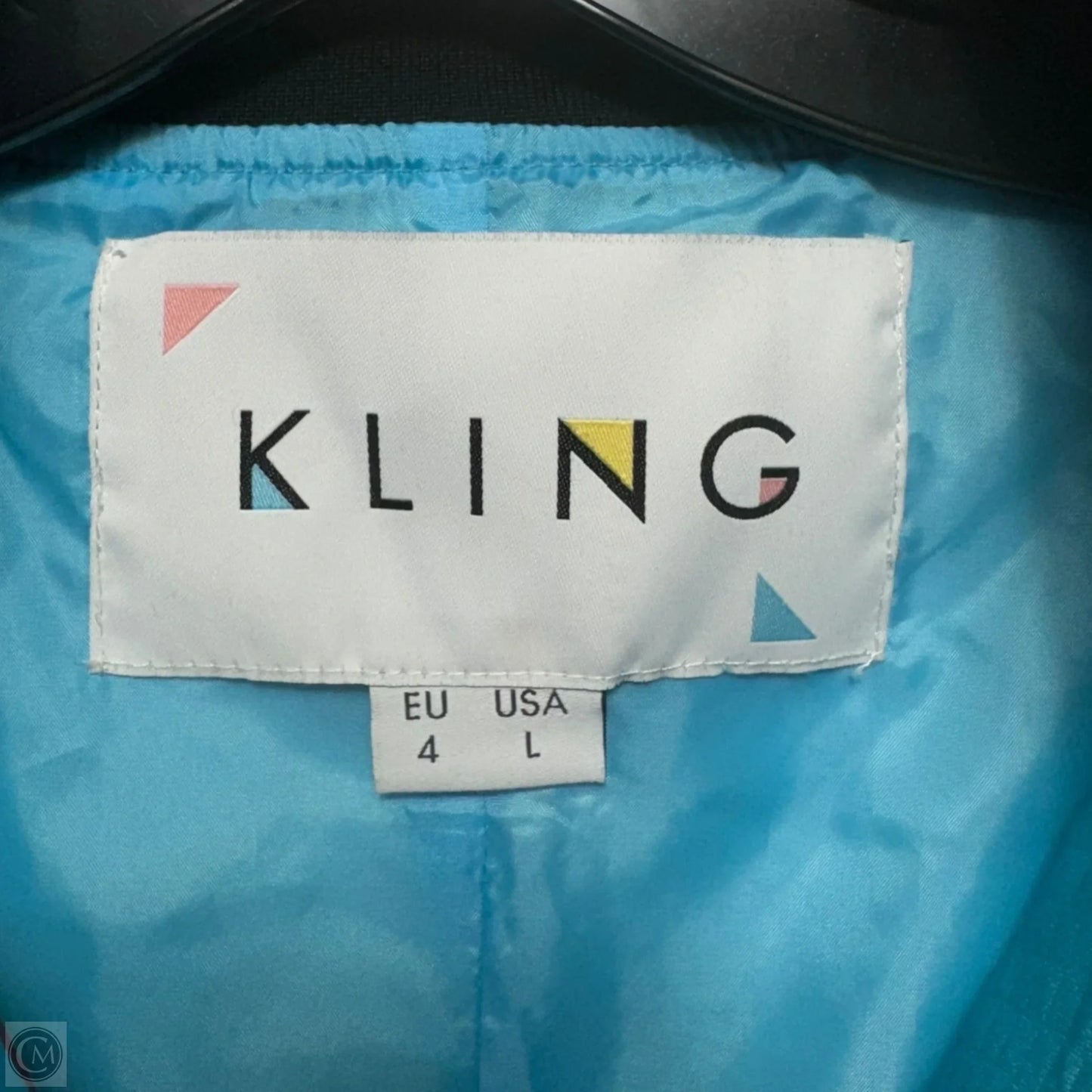 Hot Air Balloon Jacket By Kling In Teal, Size: L