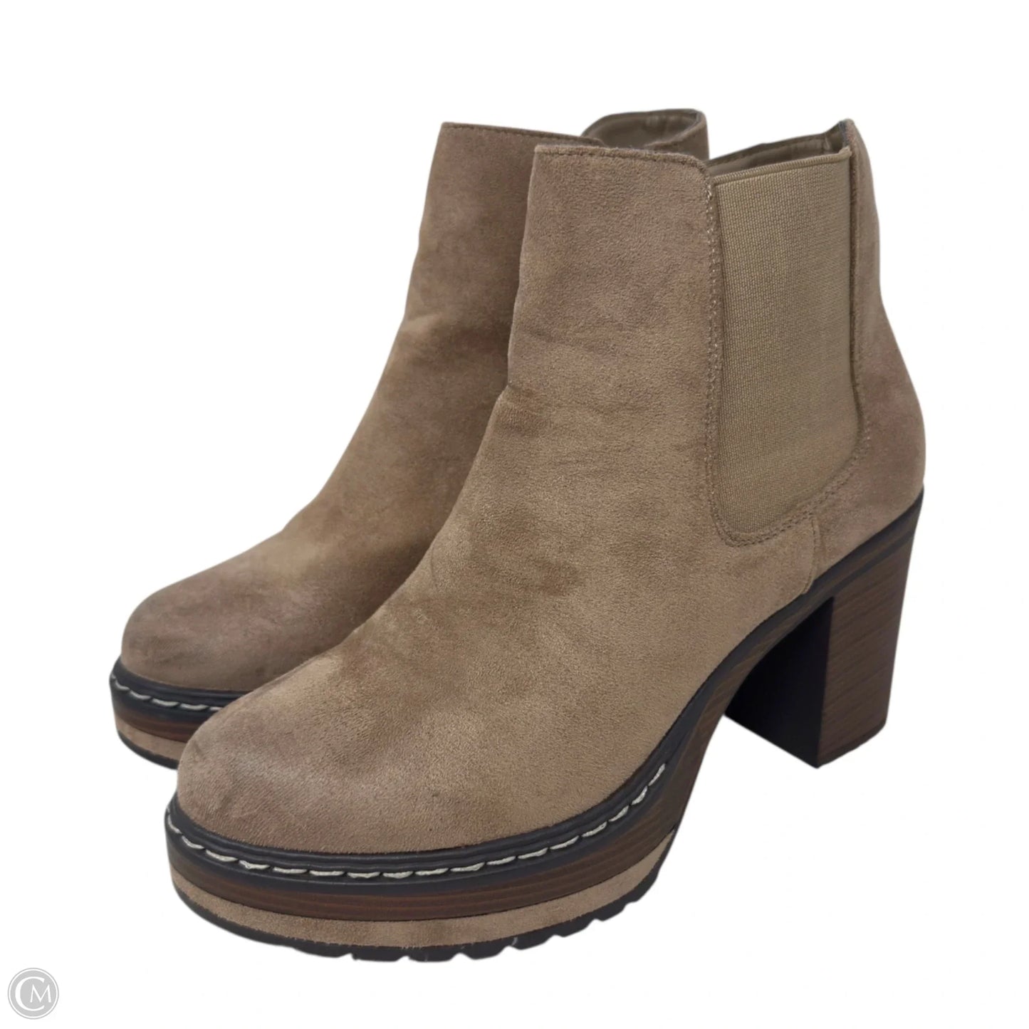 Sonata Boots By Pierre Dumas In Taupe, Size: 8