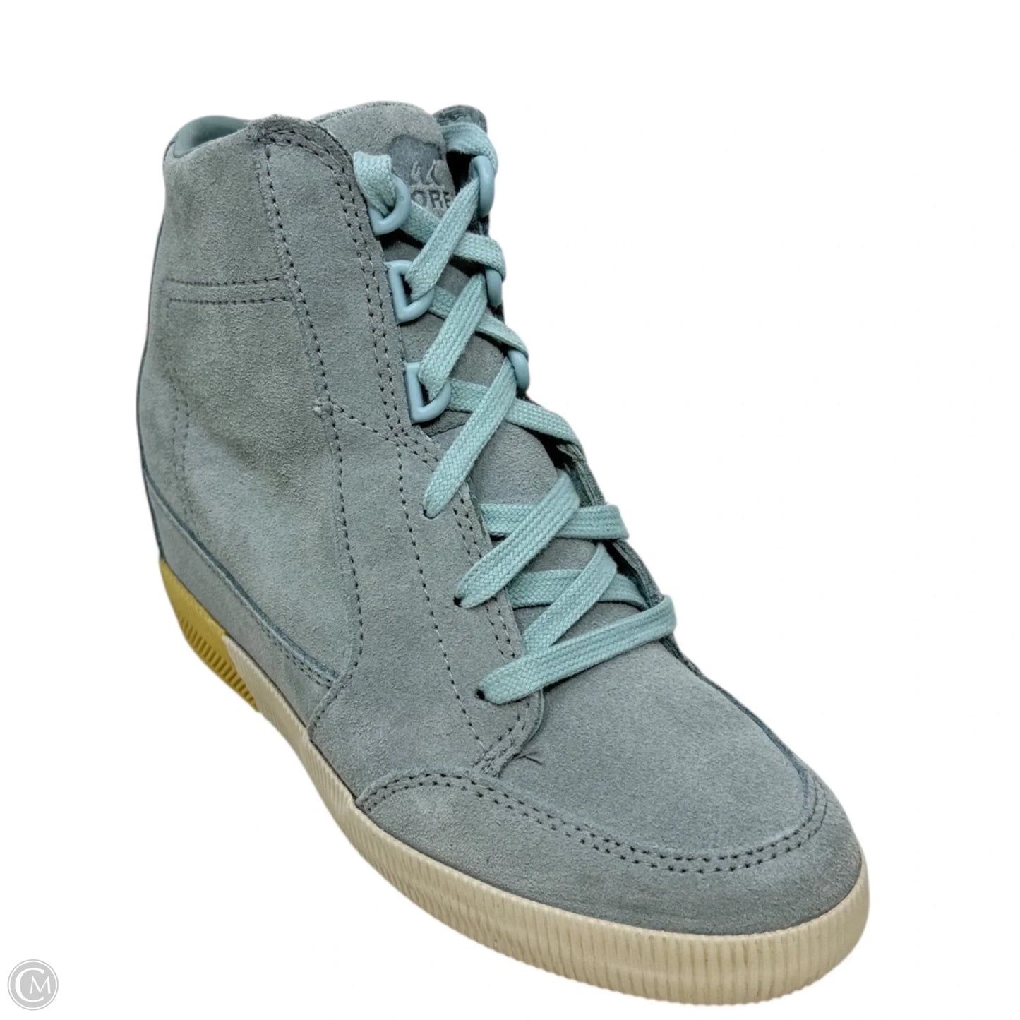 Out 'N About Wedge Booties By Sorel In Aqua, Size: 6.5