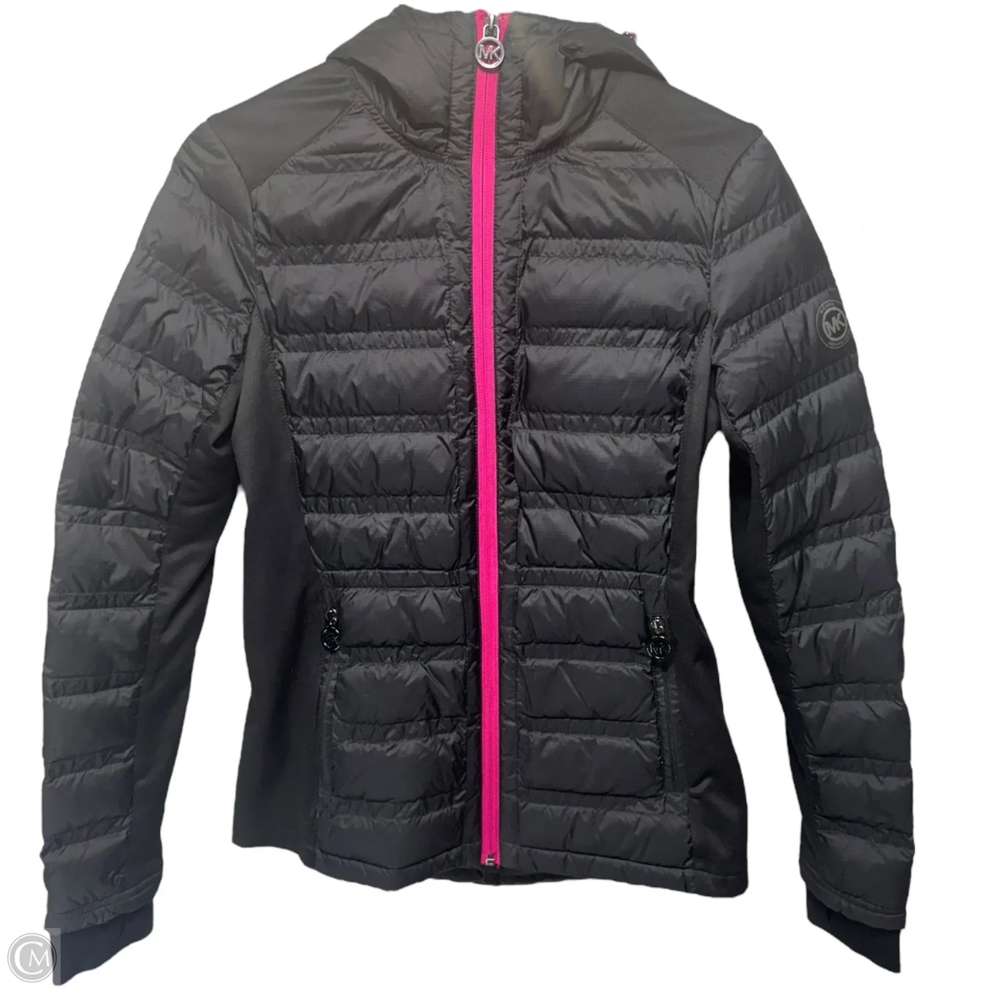 Jacket Puffer & Quilted By Michael By Michael Kors In Black, Size: S