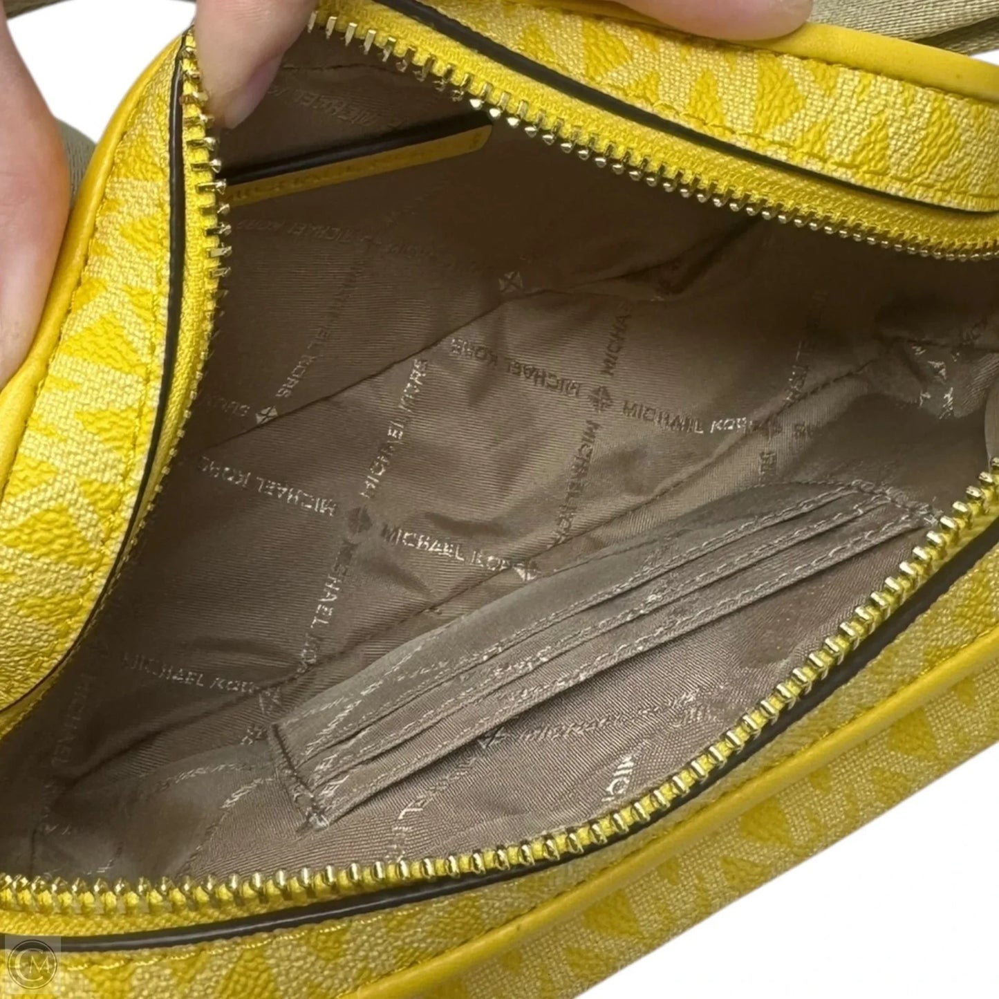 Bradshaw Camera Crossbody Handbag Designer By Michael Kors, Size: Small