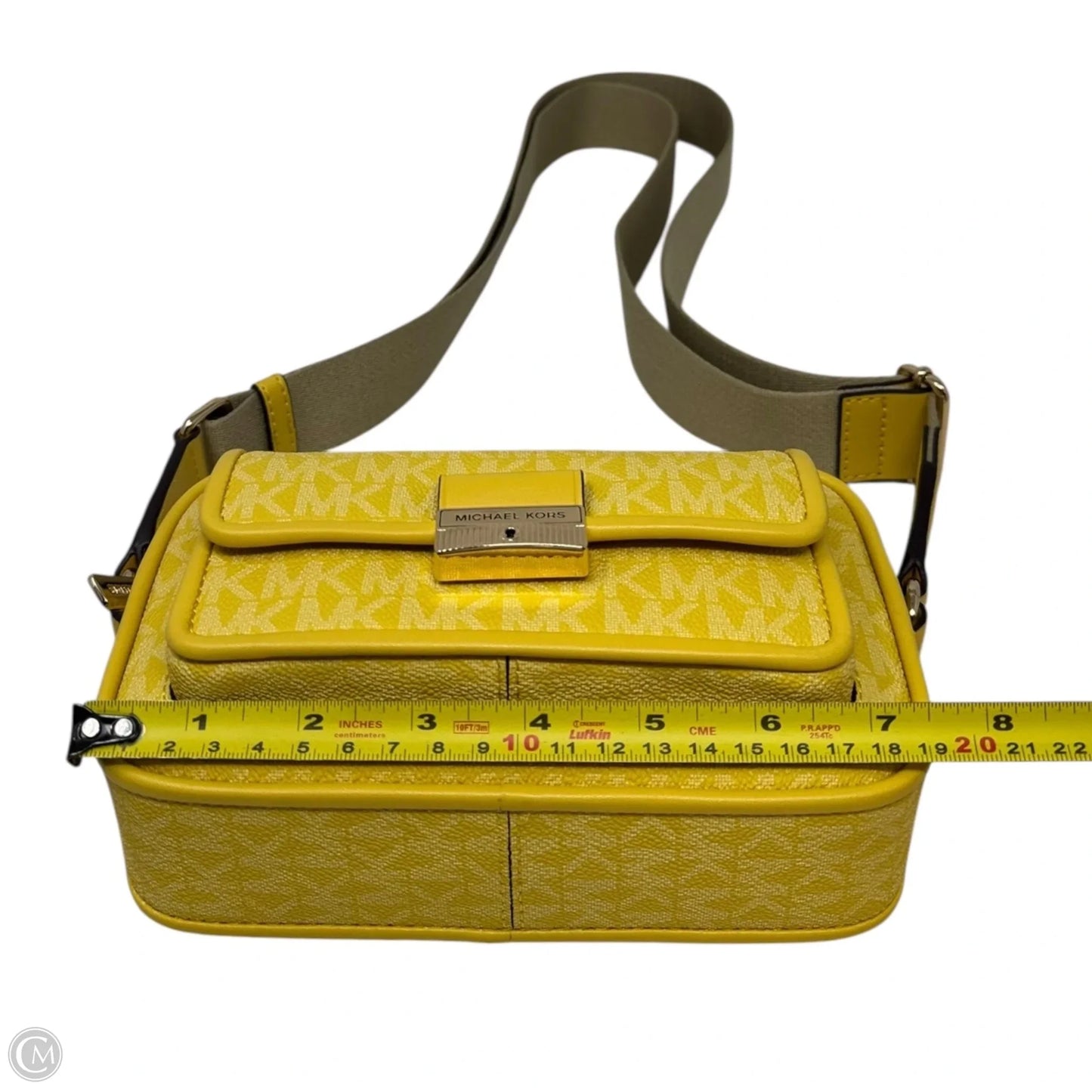 Bradshaw Camera Crossbody Handbag Designer By Michael Kors, Size: Small