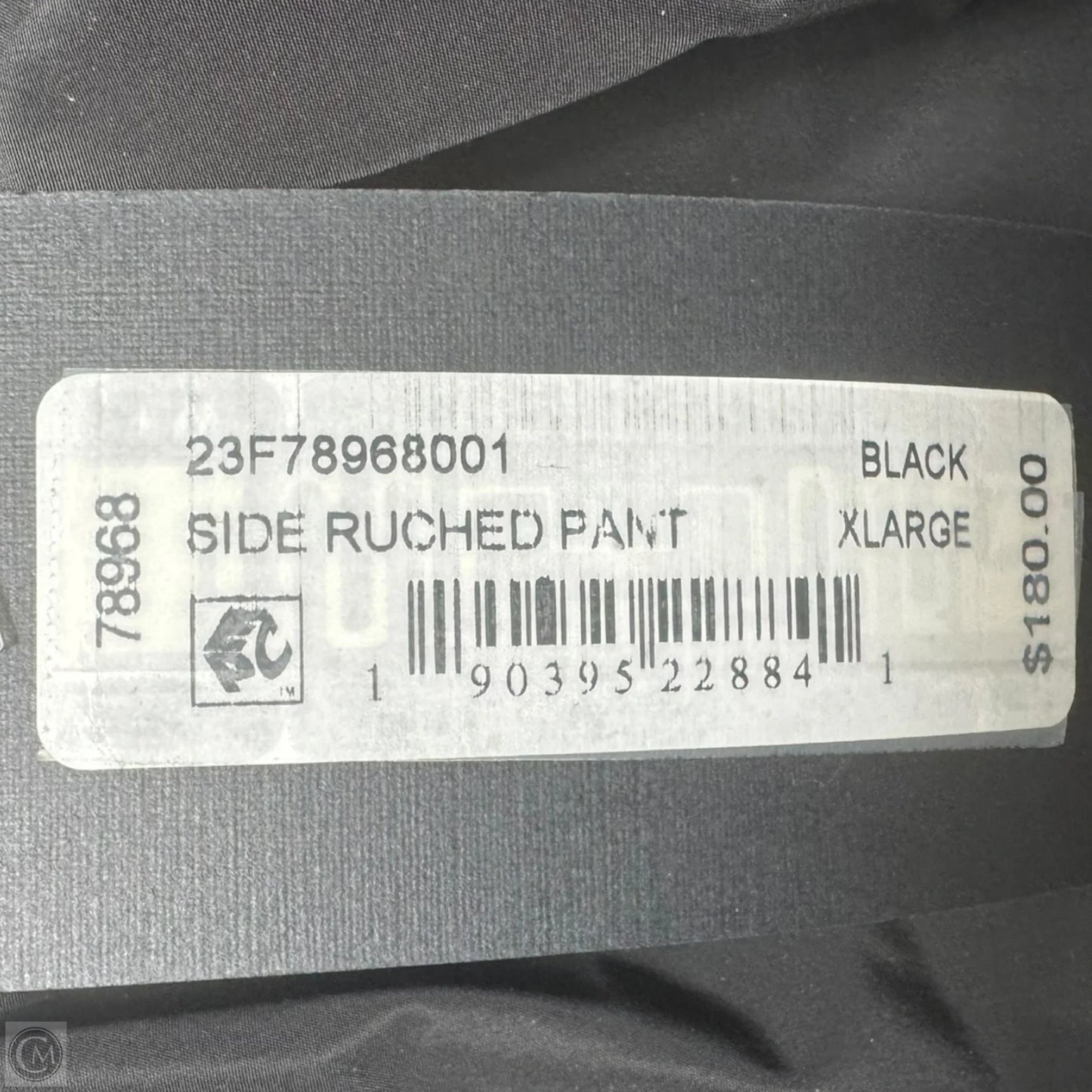 Side Ruched Pant By Bryn Walker In Black, Size: Xl