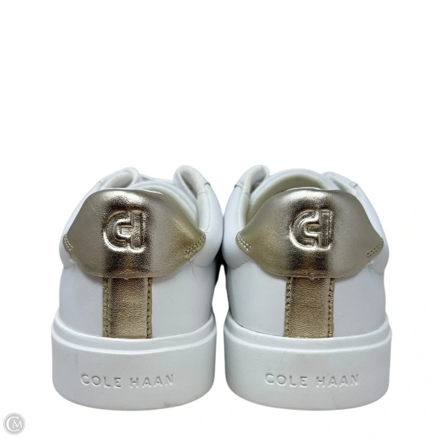 Grand Crosscourt Della Sneakers By Cole-haan In Gold & White, Size: 9.5