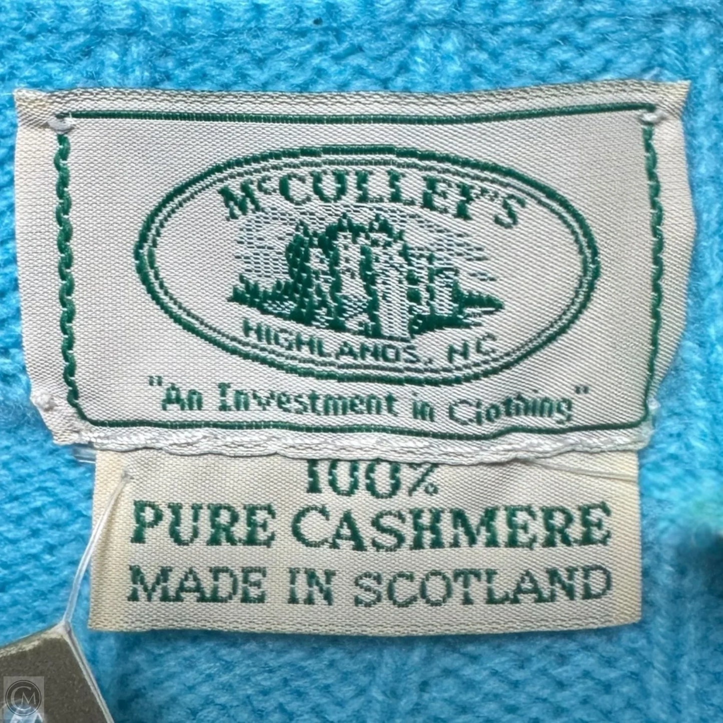 Sweater Cashmere By McCulley’s In Blue, Size: Xl