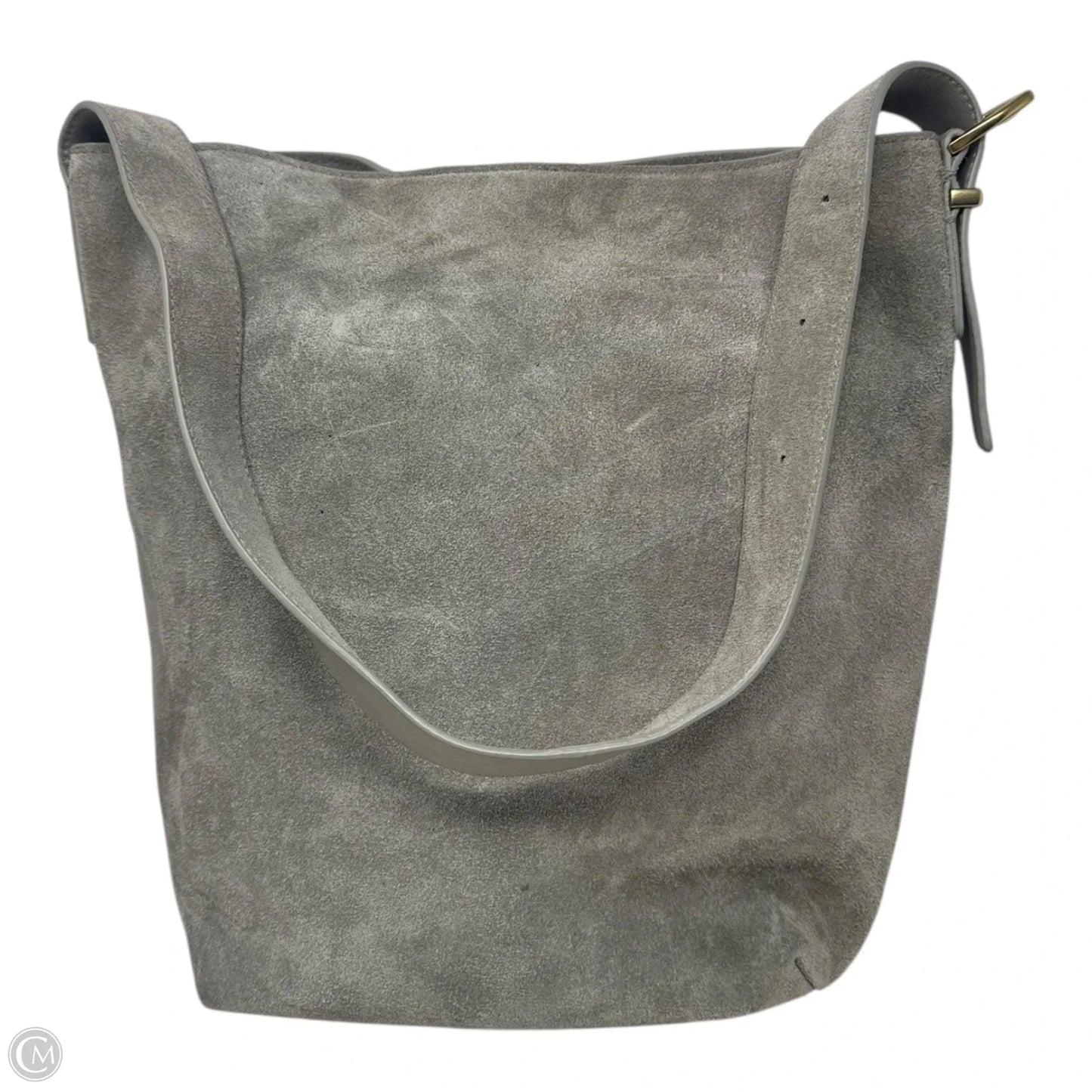 Big Suede Hobo Handbag Leather By Margot, Size: Large