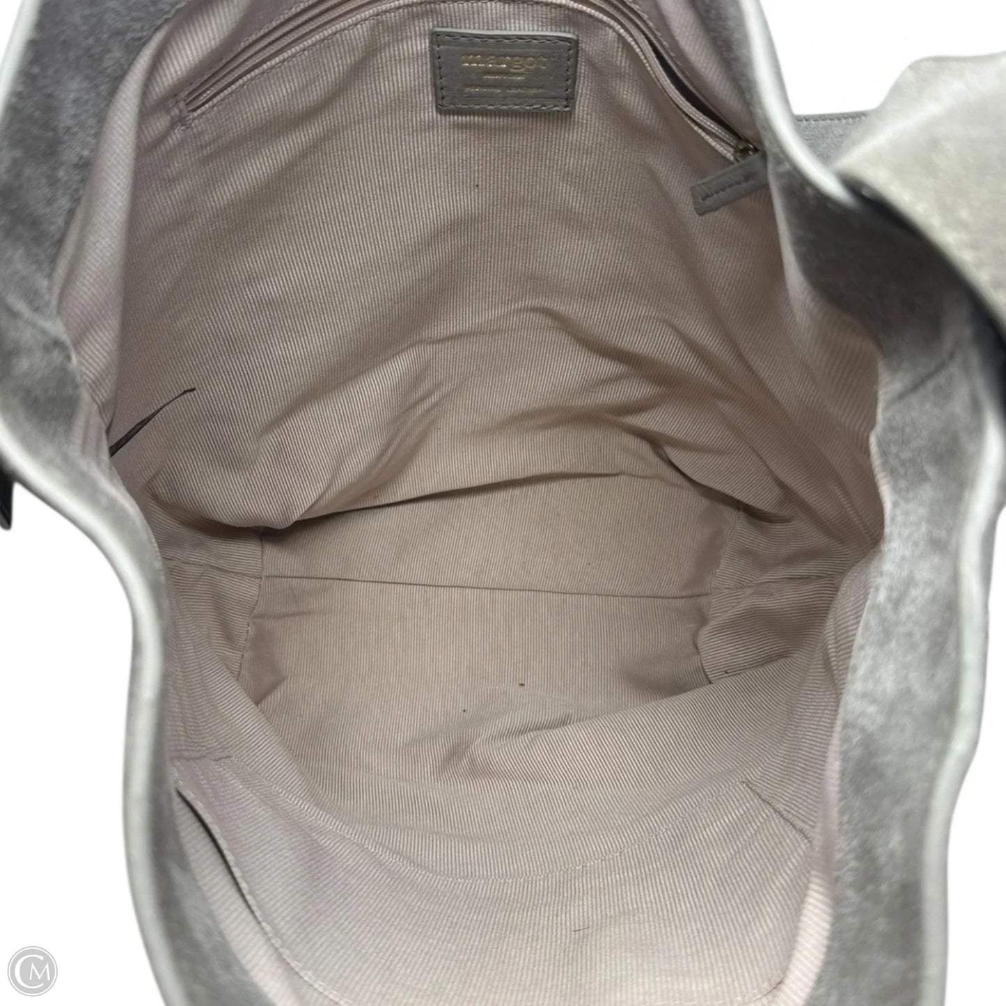 Big Suede Hobo Handbag Leather By Margot, Size: Large