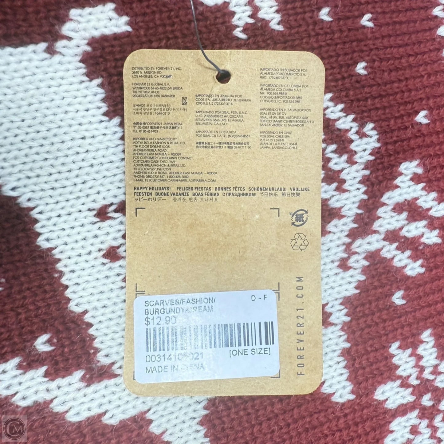 Scarf Winter By Forever 21 In Animal Print