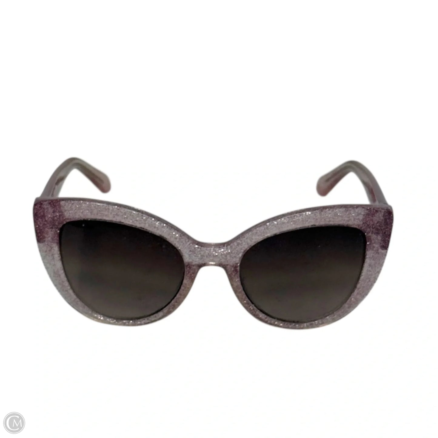 Labrenda Glitter Cat Eye Sunglasses Designer By Kate Spade, Size: Medium