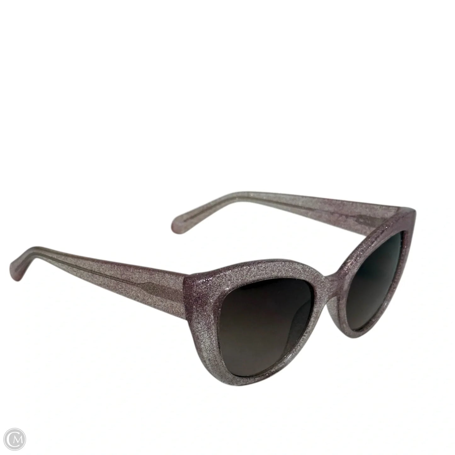 Labrenda Glitter Cat Eye Sunglasses Designer By Kate Spade, Size: Medium