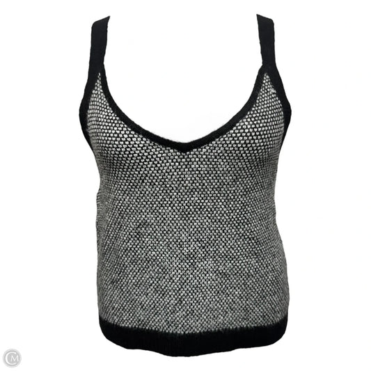 Cormac Sleeveless Sweater Designer By Lilly Pulitzer In Black & White, Size: XL