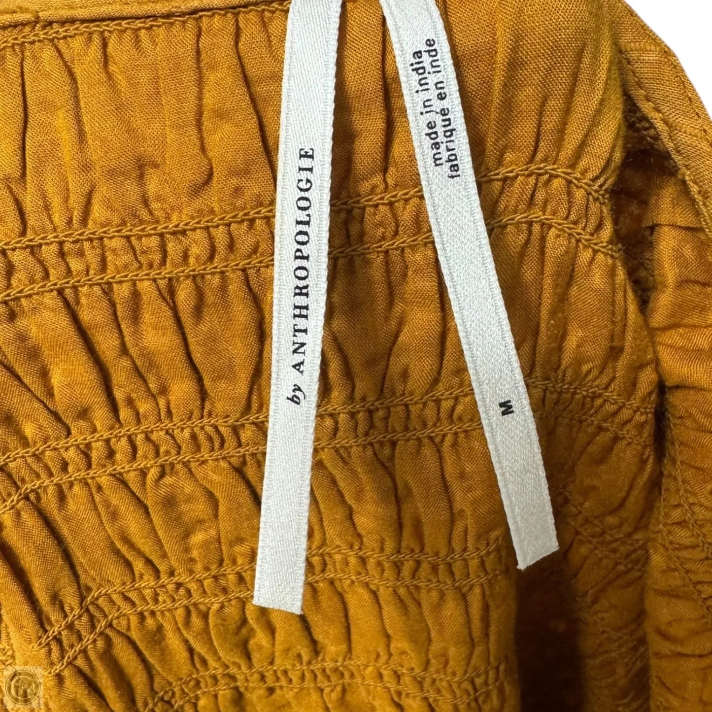 Dress Casual Maxi By Anthropologie In Yellow, Size: M