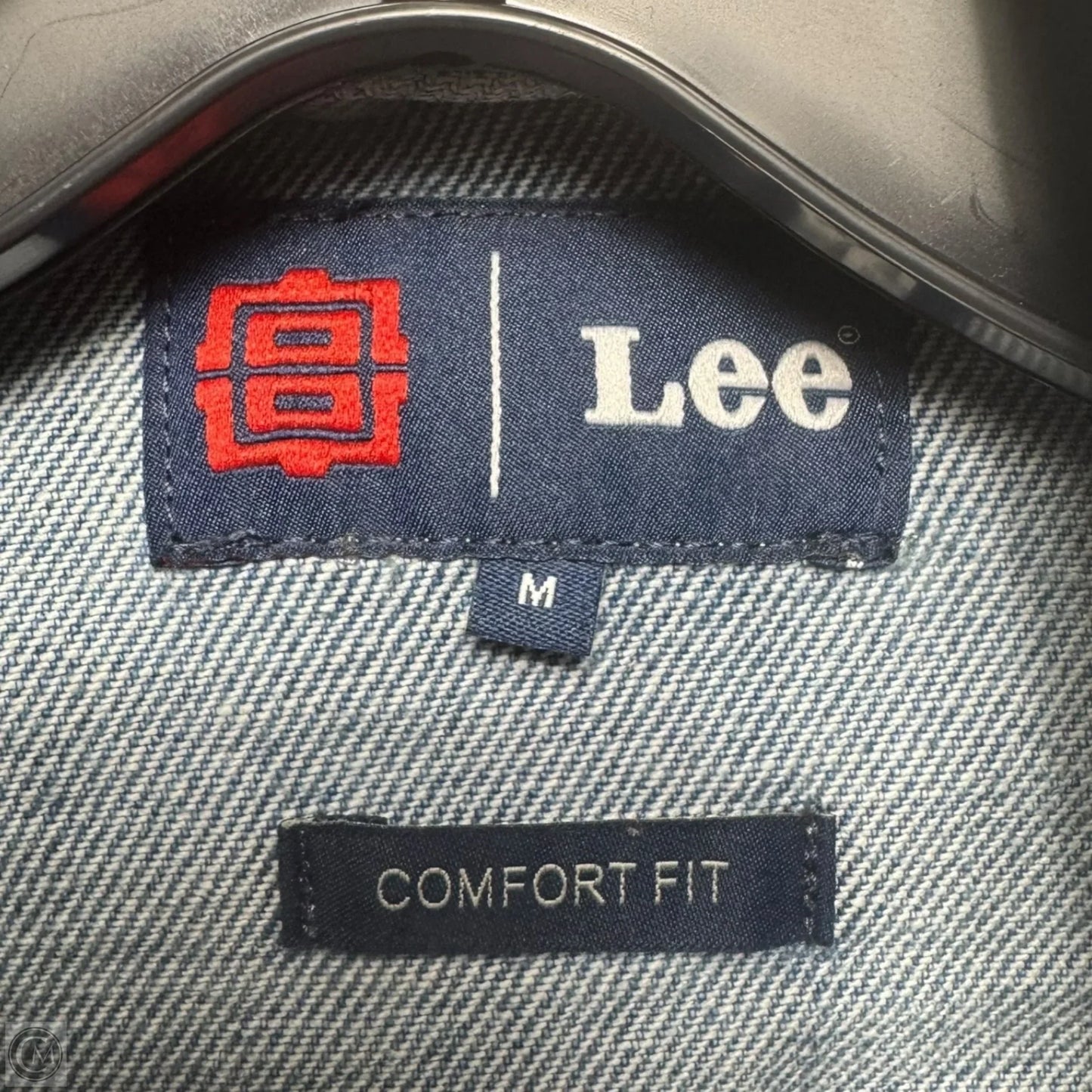 Jacket Denim By Lee In Animal Print, Size: M