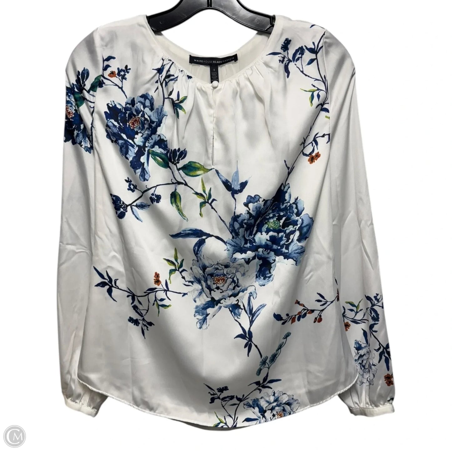 Casual Xian Floral Blouse By White House Black Market In Floral Print, Size: 4