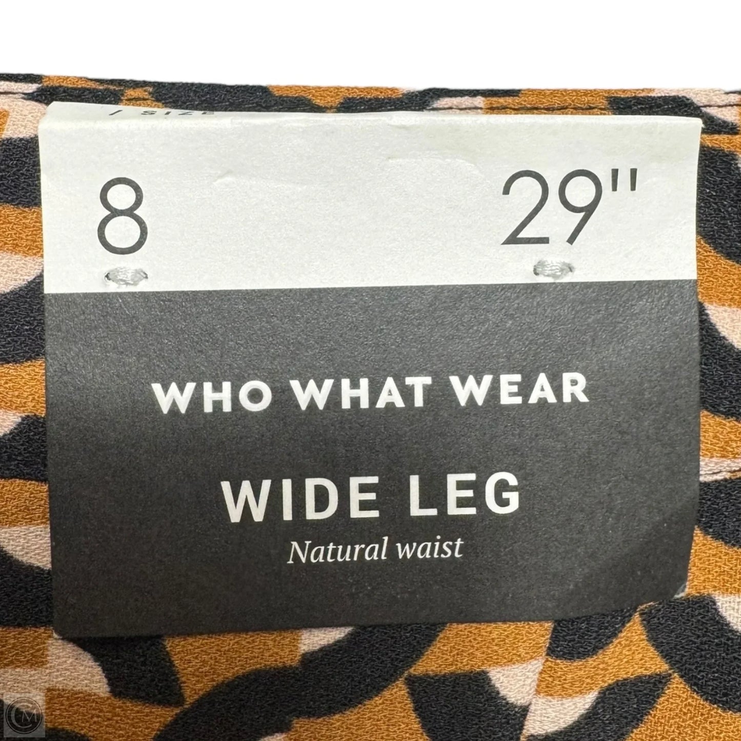 Trellis Geometric Dress Pants By Who What Wear In Geometric Pattern, Size: 8