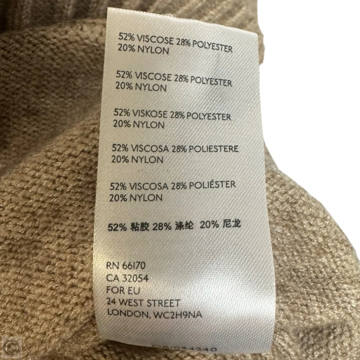 Sweater By Anthropologie In Tan, Size: Xs