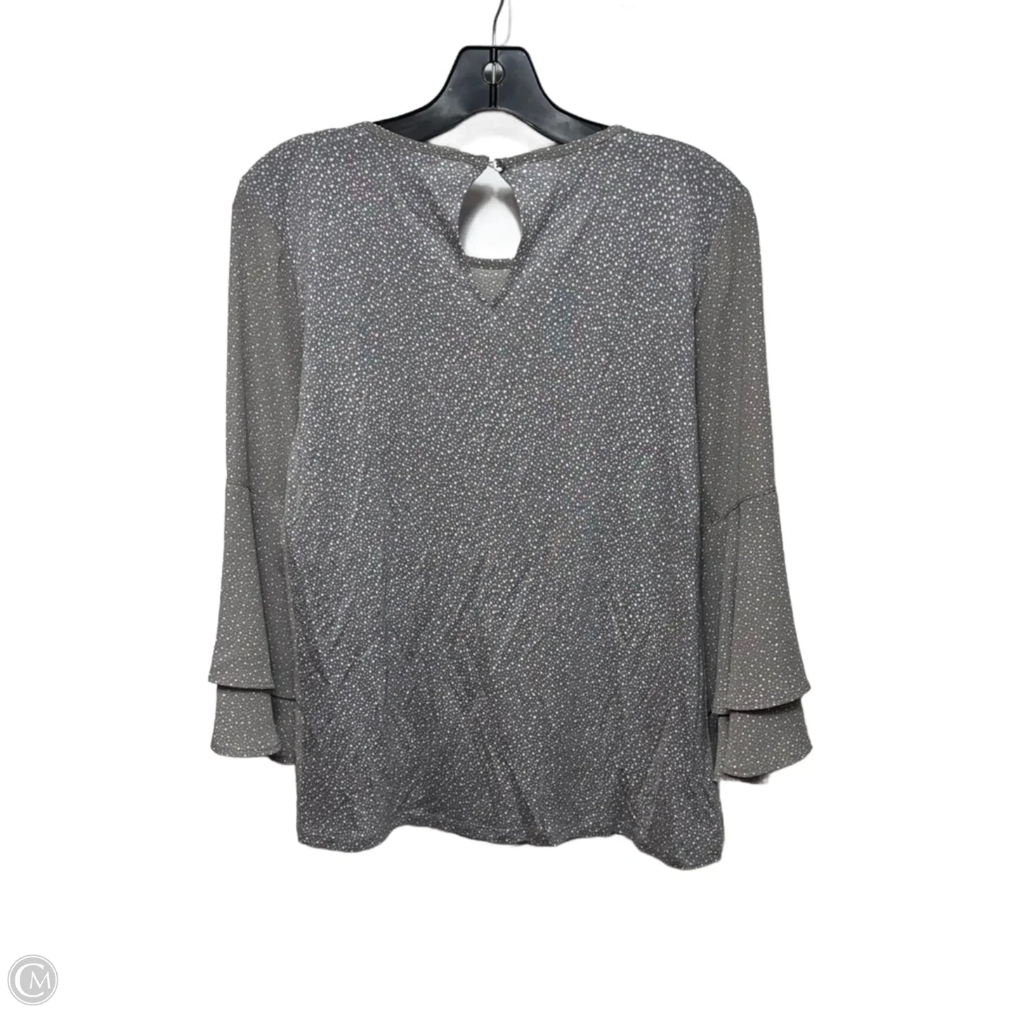 Top Long Sleeve By Loft In Polkadot Pattern, Size: Xs