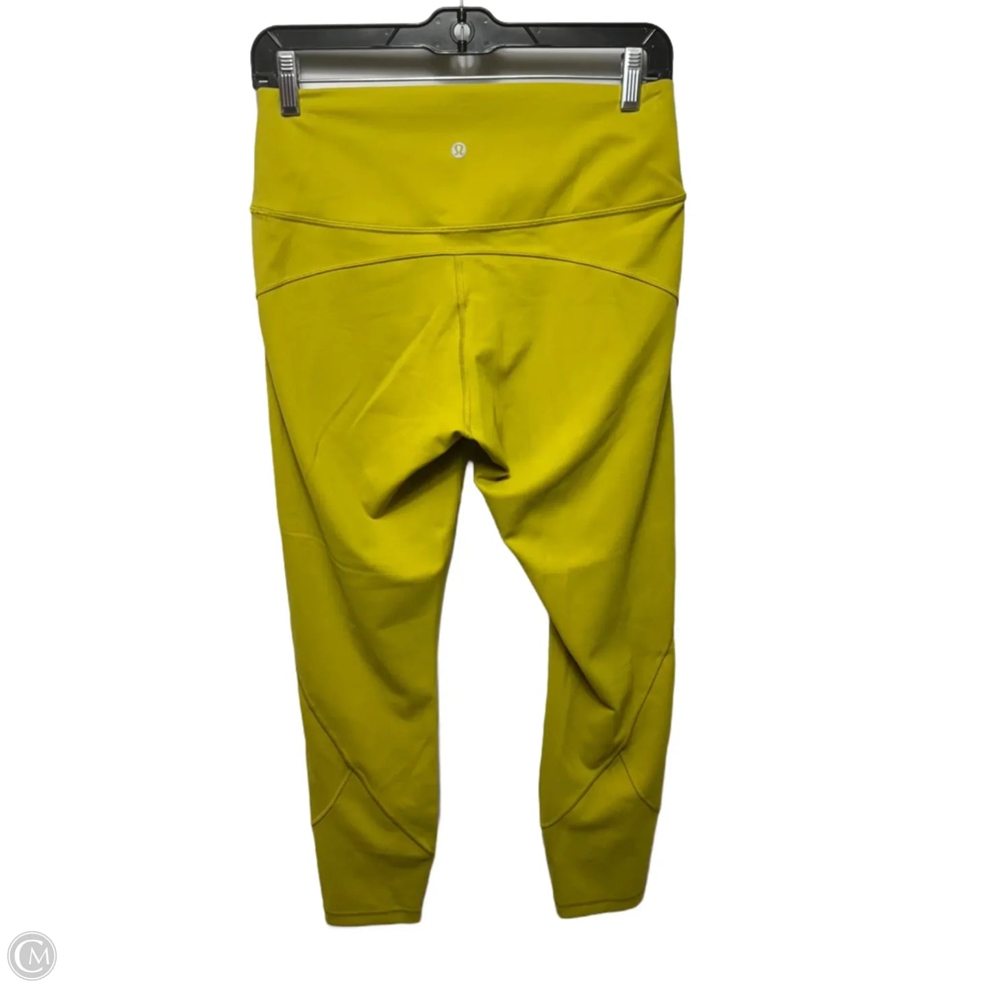 In Movement Athletic Leggings By Lululemon In Chartreuse, Size: 10