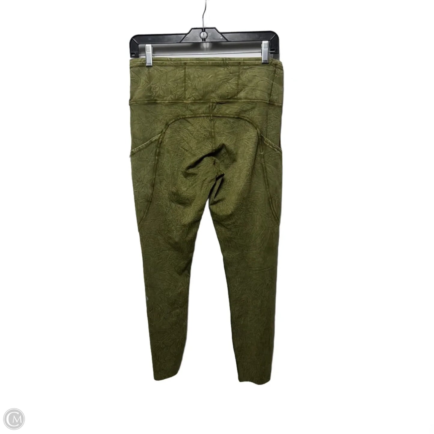 Fast and Free HR Tight 25” Athletic Leggings By Lululemon In Green, Size: 10