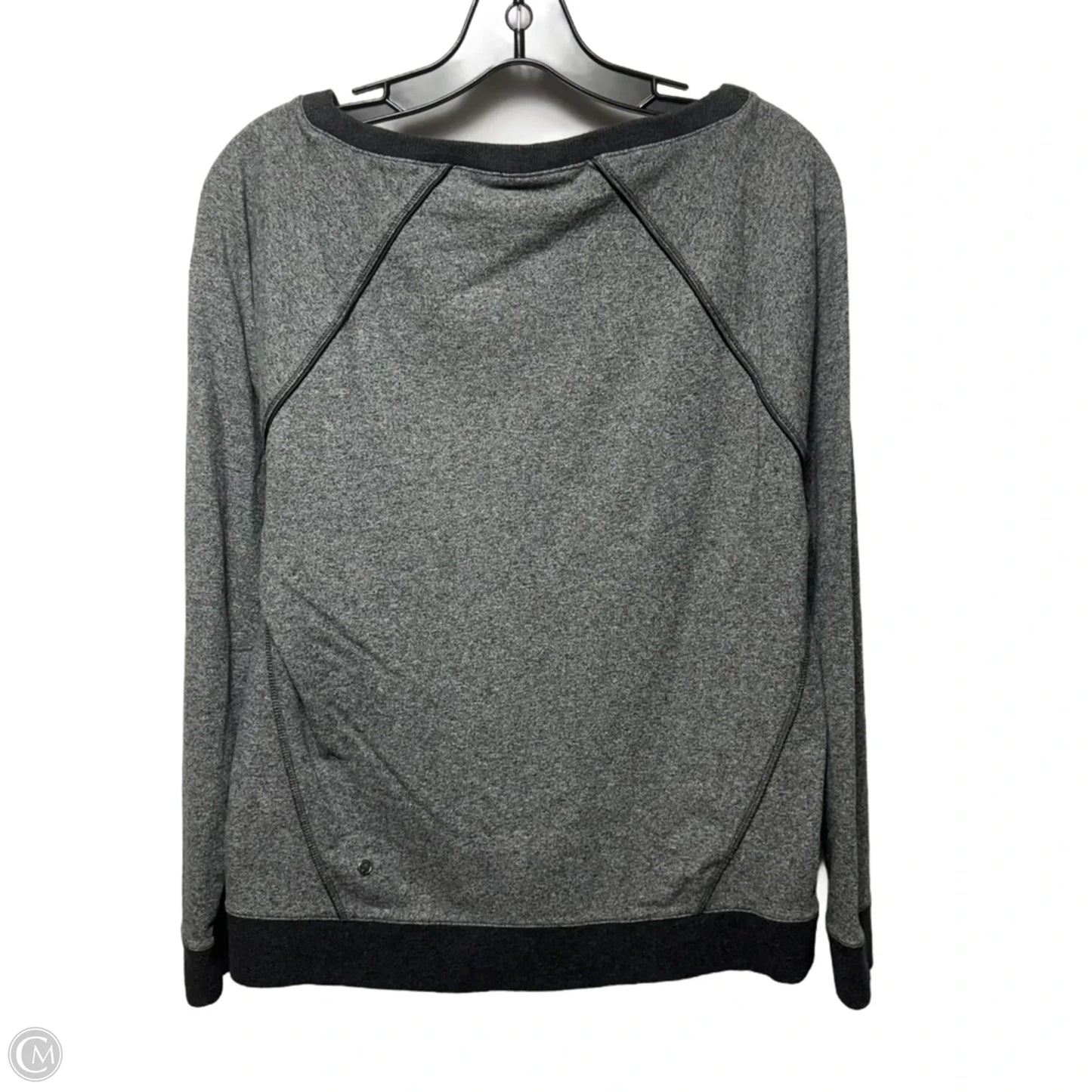 Athletic Sweatshirt Crewneck By Lululemon In Grey, Size: M