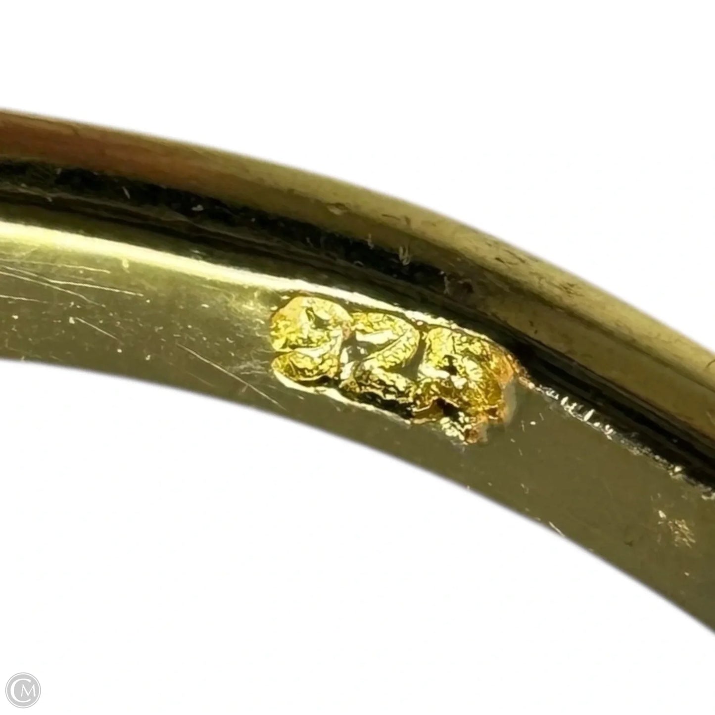 Round Blue Gems Ring Sterling Silver, Size: 8