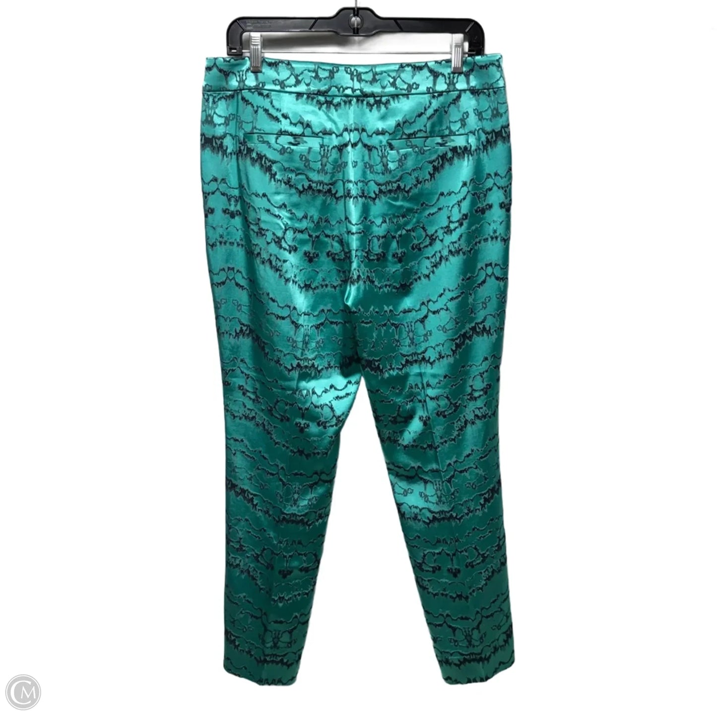 Pants Dress By Per Se In Green & Grey, Size: 10