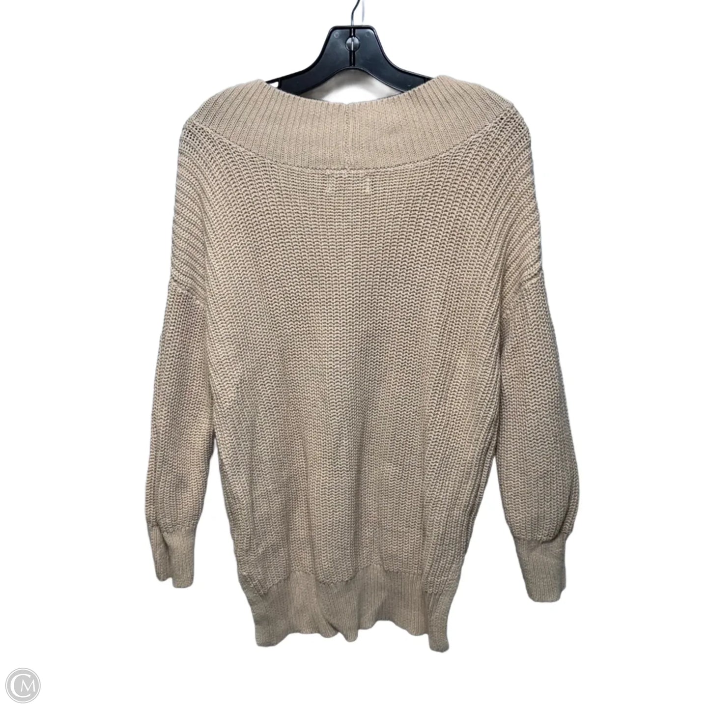 Sandalwood V-Neck Pullover Sweater By Aerie In Beige, Size: XS