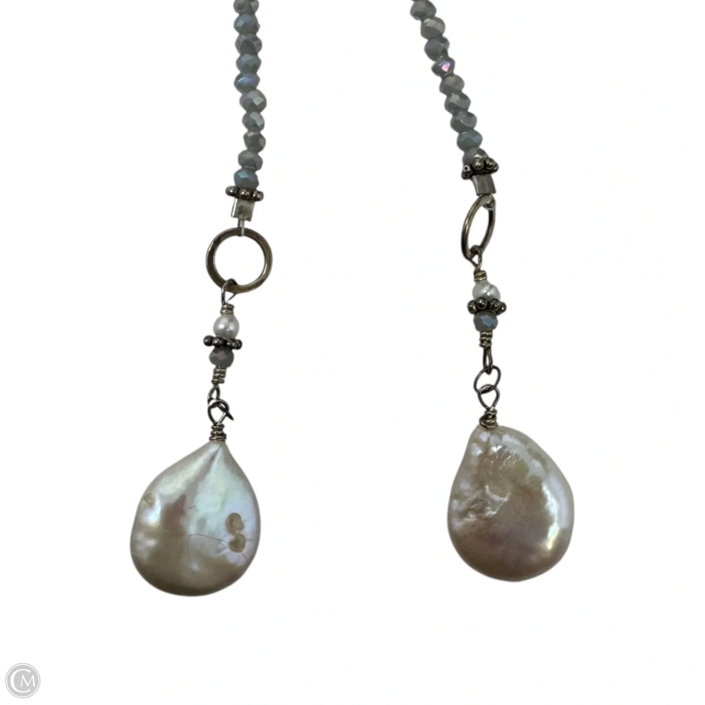 Small Iridescent Bead Wrap Necklace