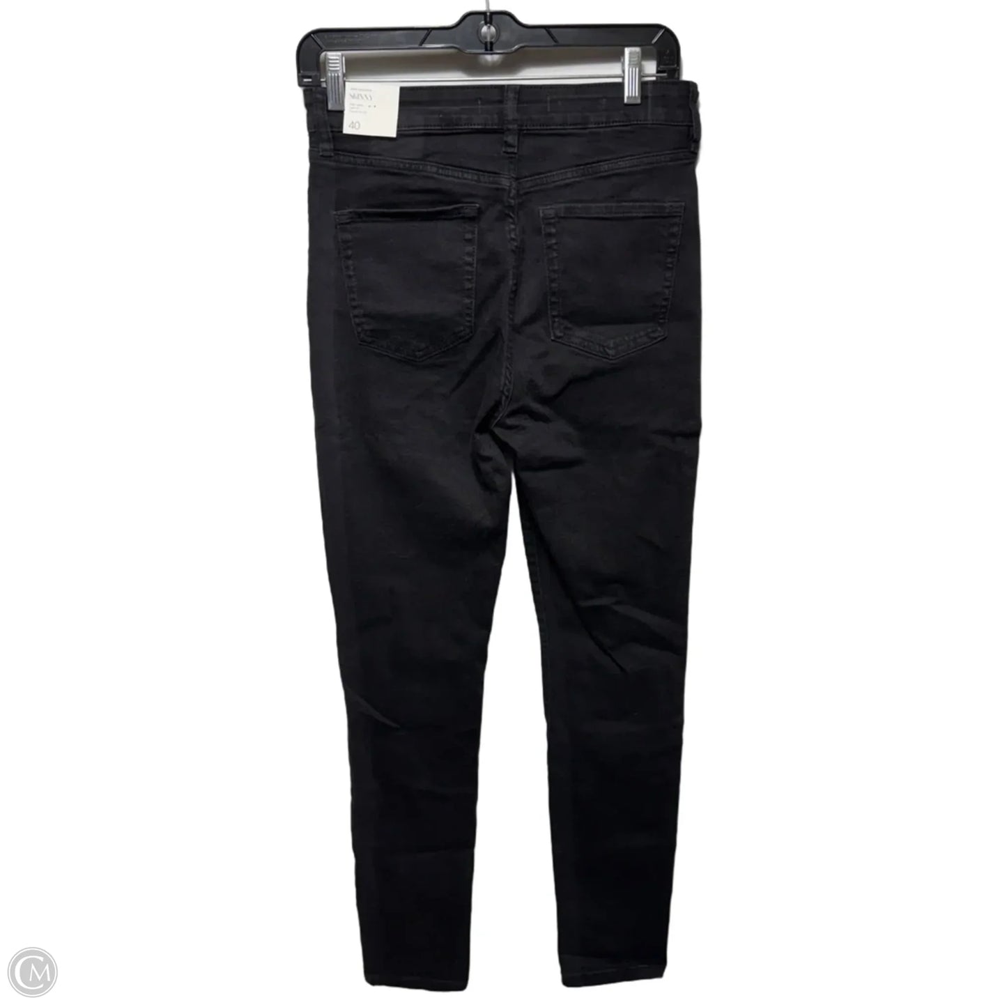 Jeans Skinny By Mng In Black, Size: 8