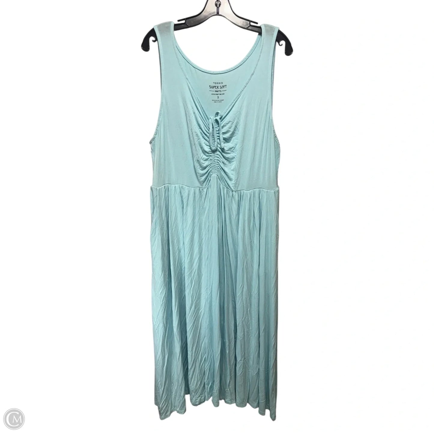Dress Casual Maxi By Torrid In Aqua, Size: 3x