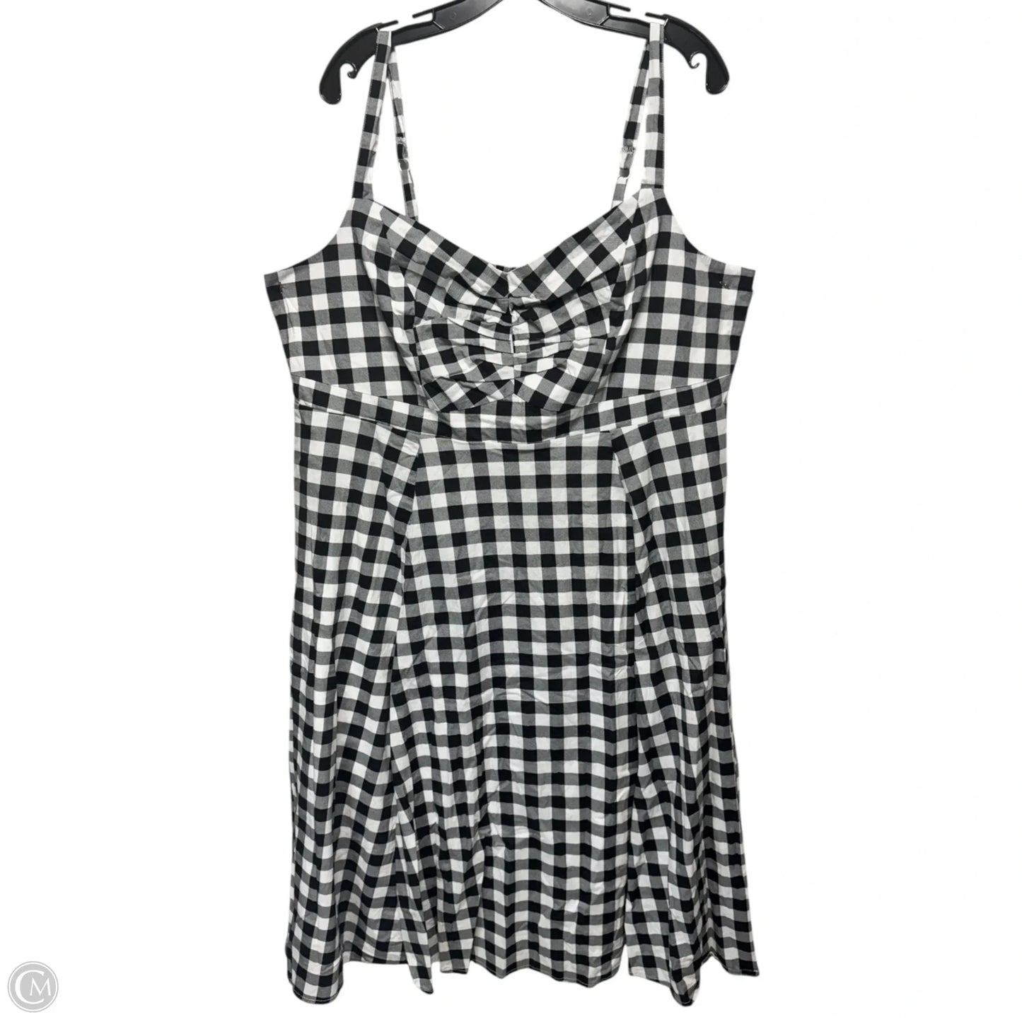 Dress Casual Midi By Torrid In Checkered Pattern, Size: 3x