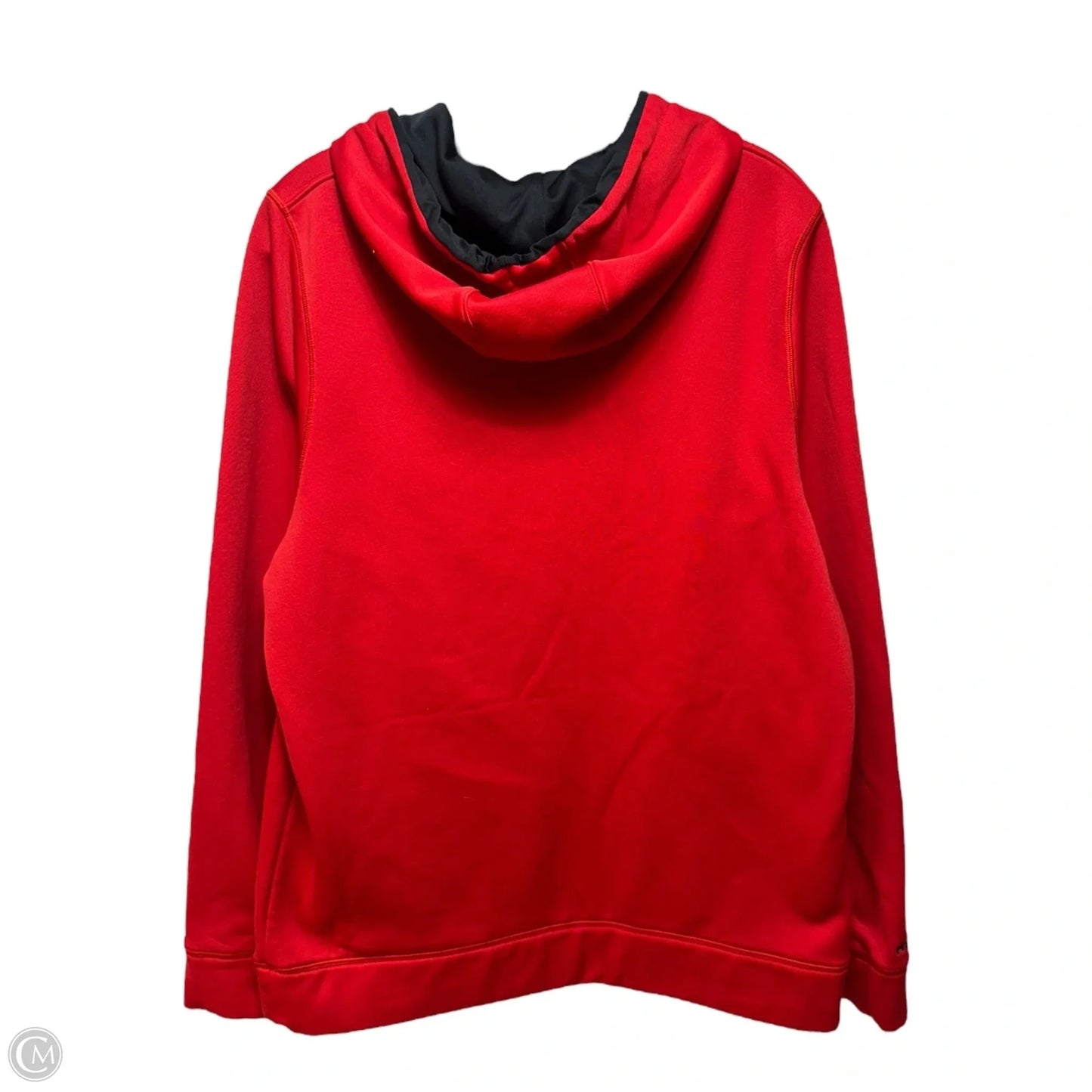 Sweatshirt Hoodie By Under Armour In Red, Size: M