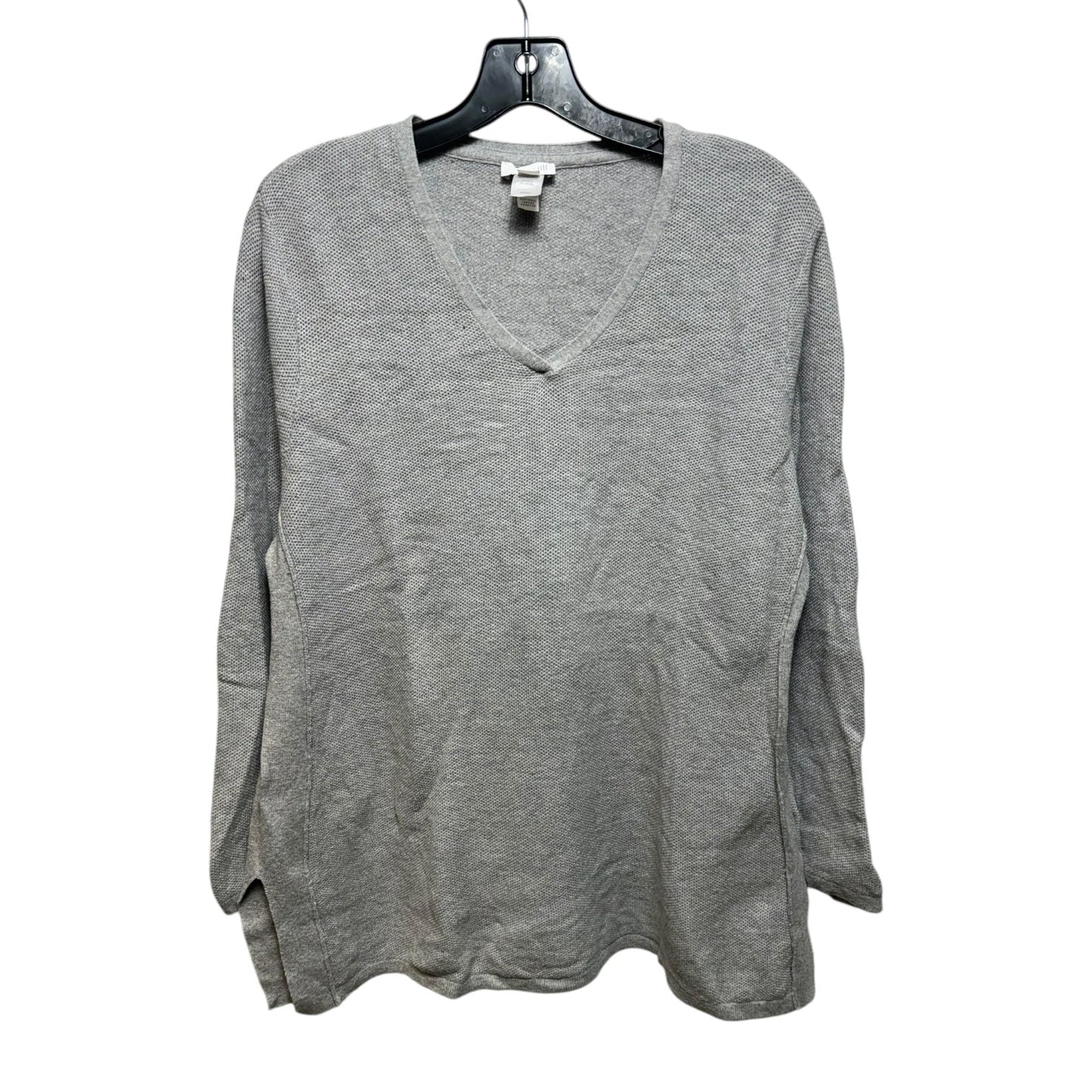 Sweater By J. Jill In Grey, Size: Lp