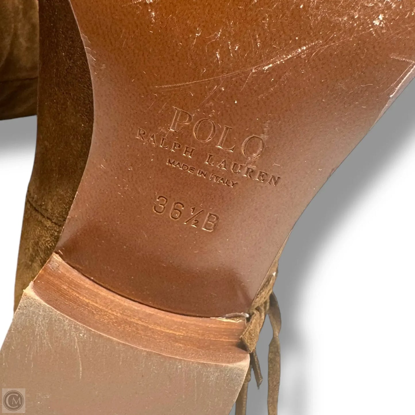 Boots Knee Flats By Polo Ralph Lauren In Tan, Size: 6.5