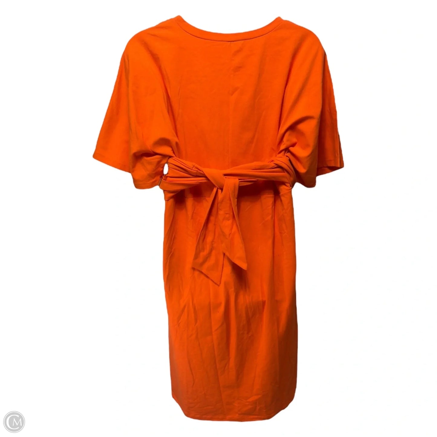 Dress Casual Midi By Eloquii In Orange, Size: 22
